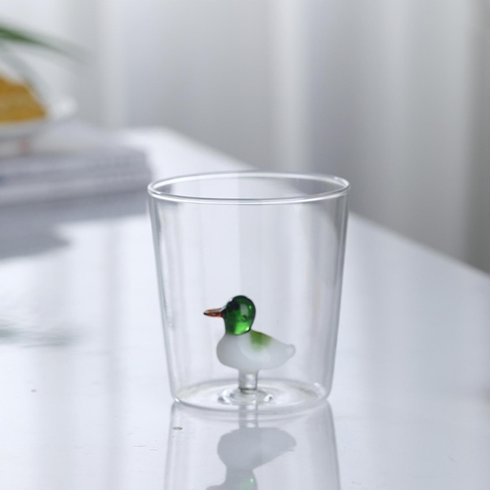 Copos de vidro de cristal 3D, copo de vidro transparente com padrão 3D, bebidas de chocolate ao leite, copos de café gelado, sucos e utensílios para bebidas