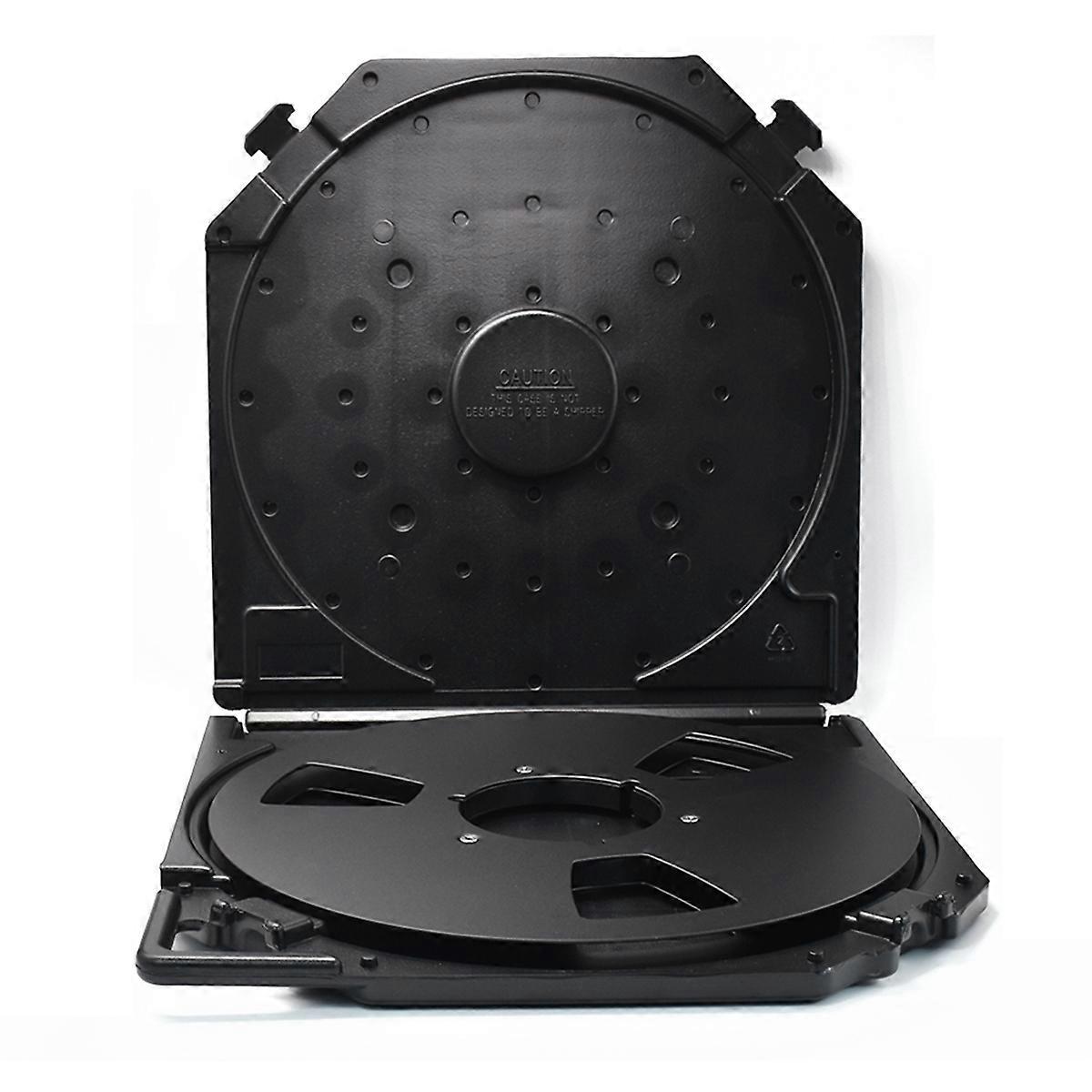 Empty Take Up Reels Storage Box with 10 Inch Empty Takeup Reel Full Protection Carrying Case for 10 Inch Sound Tapes A