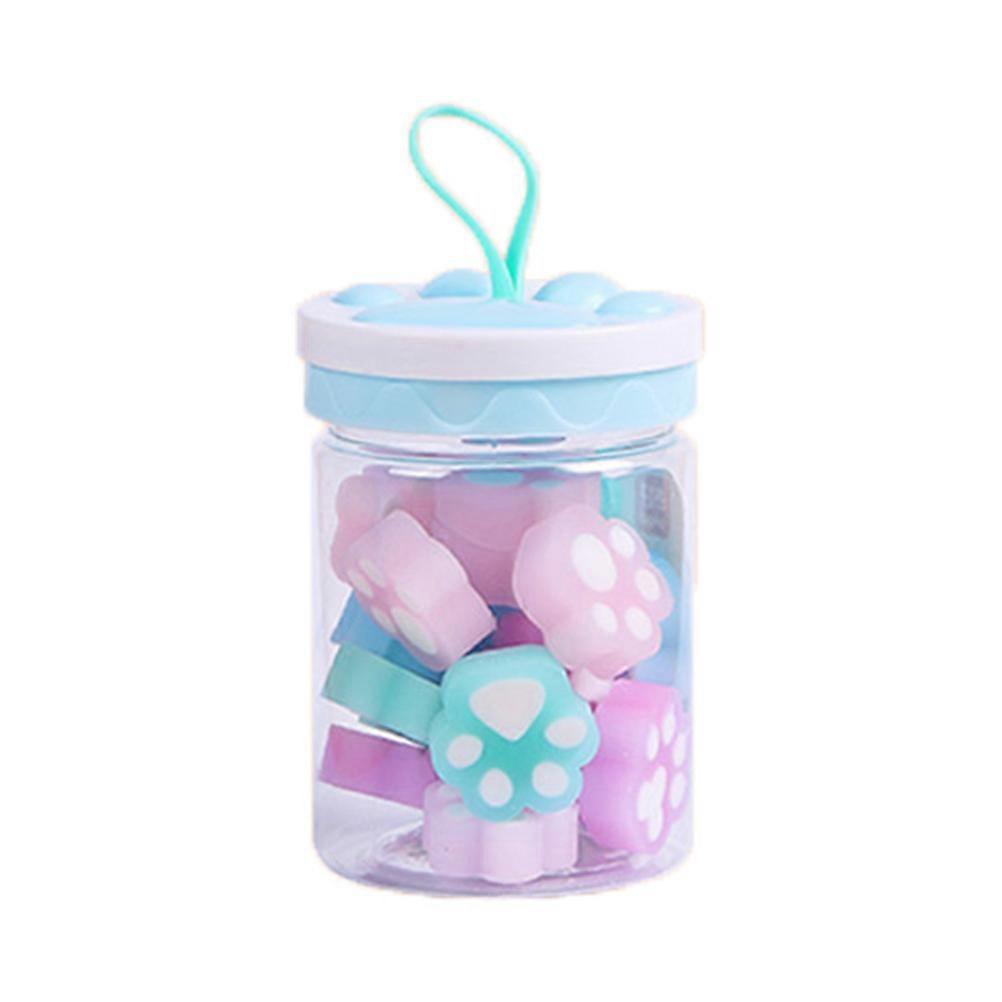 Cat Paw Erasers For Fun Pencil Erasers Random Colors Material For School Stationery And Educational Use