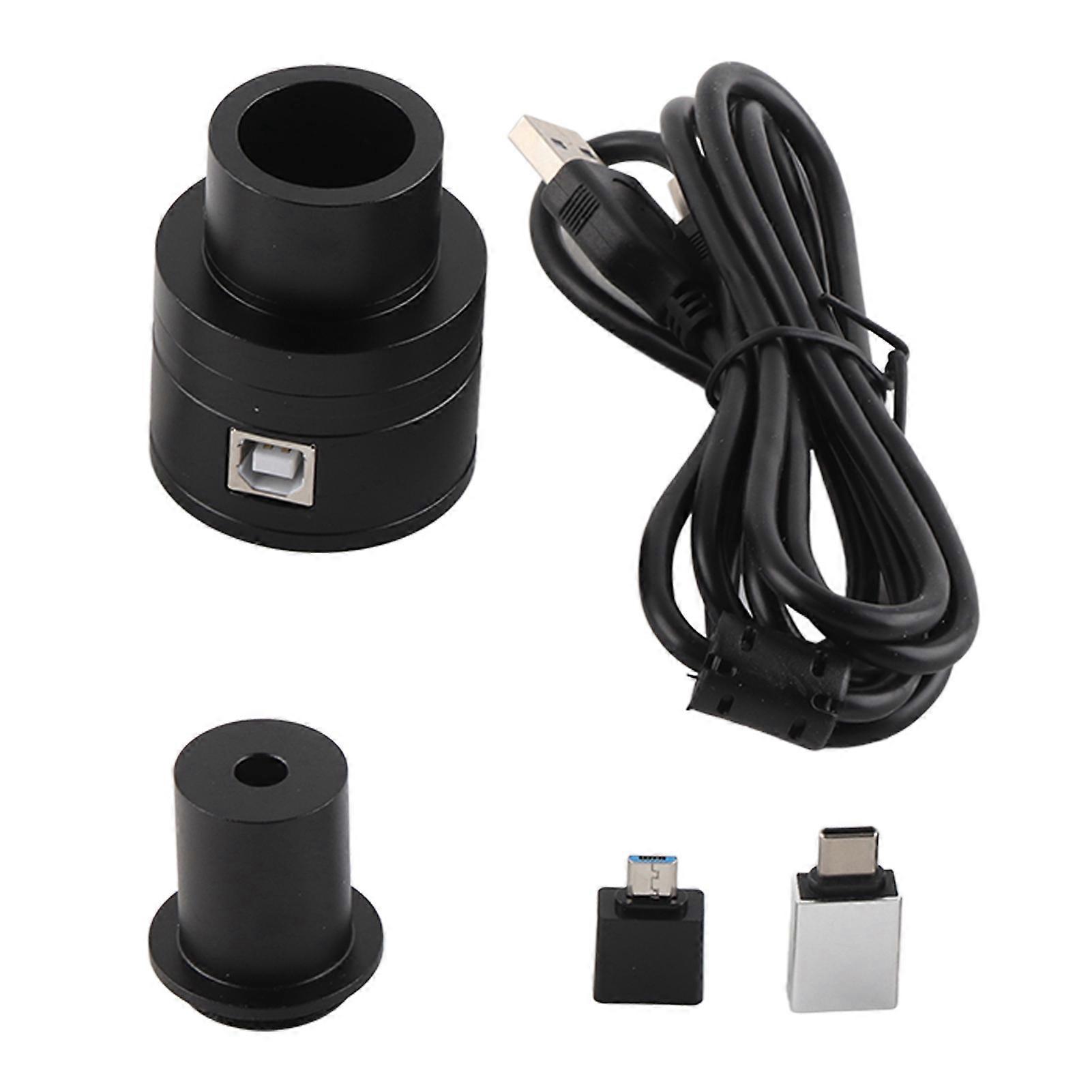 Telescópio astronômico de 200 W Ocular de telescópio eletrônico de 1,25 polegadas para computador celular Tablet