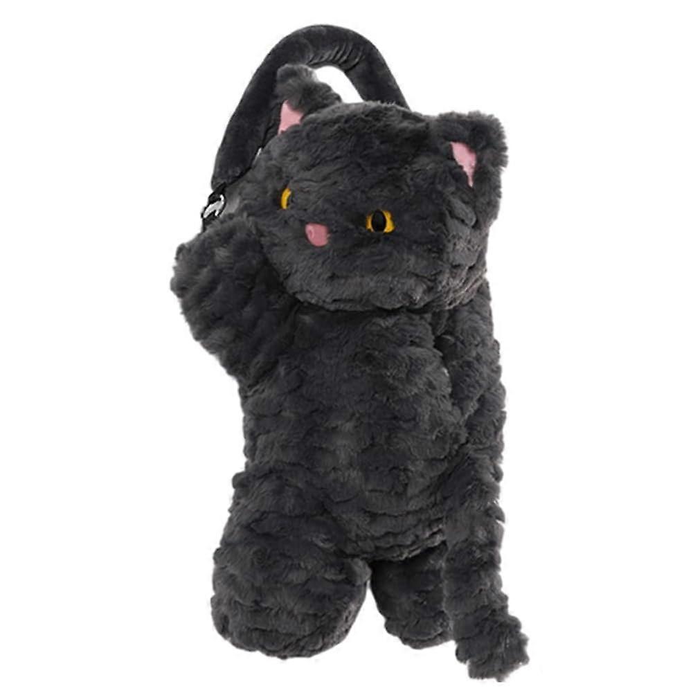 Plush tissue box with stand, desk decoration for home, catshaped, plush doll, decorative tissue holder Ref: 1014