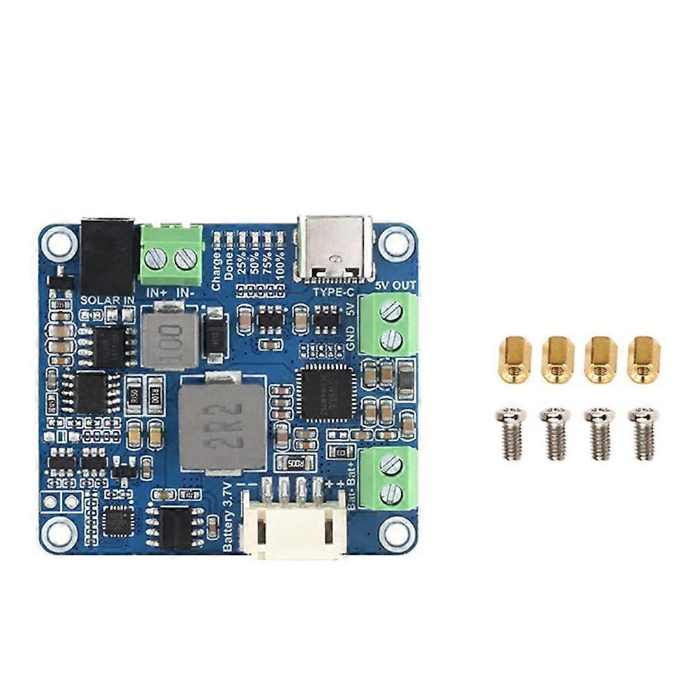 Solar Power Management Module PCB MPPT Supports Solar Panels 6V24V TypeC 5V/3A Regulated Output Module Ref: 1893