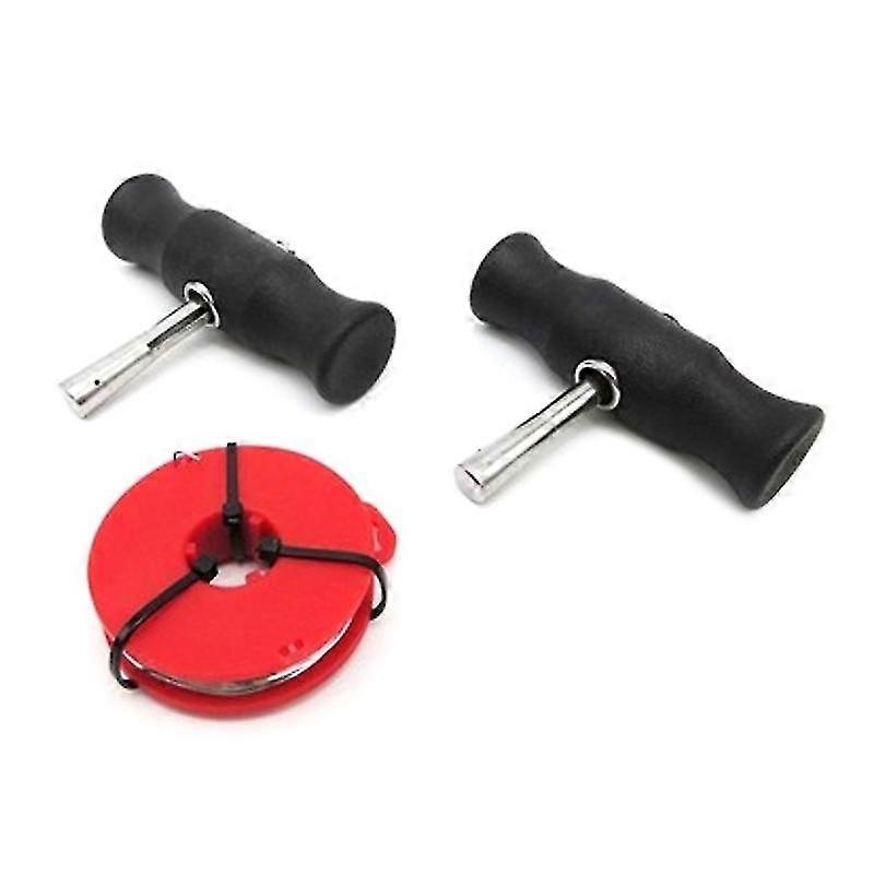 Auto Windschutzscheibe entfernen Werkzeug Glas Schneidedraht und Griffe Basic Kit UniversalHandle 4 Strang SZRH A-V