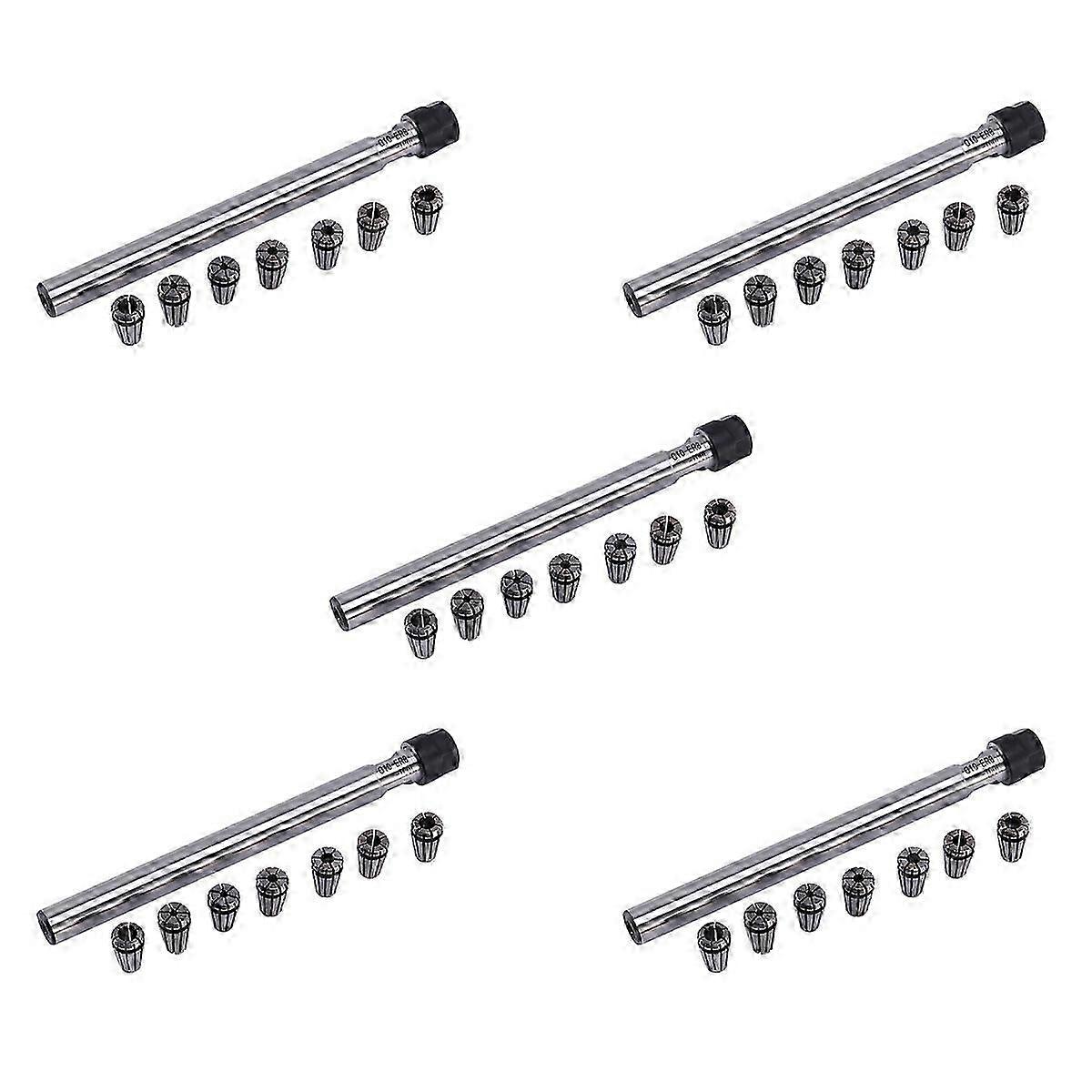 C10 Er8a 100l Collet Chuck Holder + 7pcs Précision Er8 Collet
