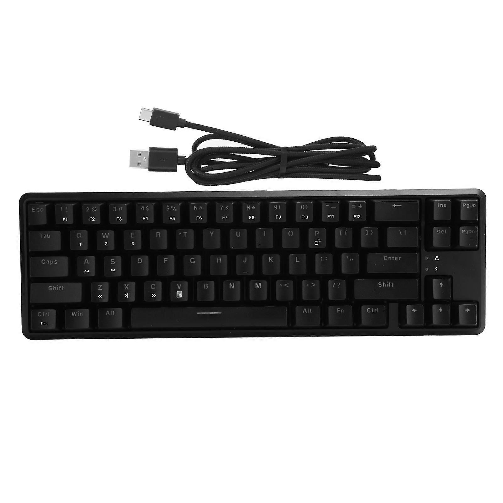 Ajazz Keyboard Bluetooth Wired 2‑Mode Backlit Mechanical Gaming Office Supplies K680T