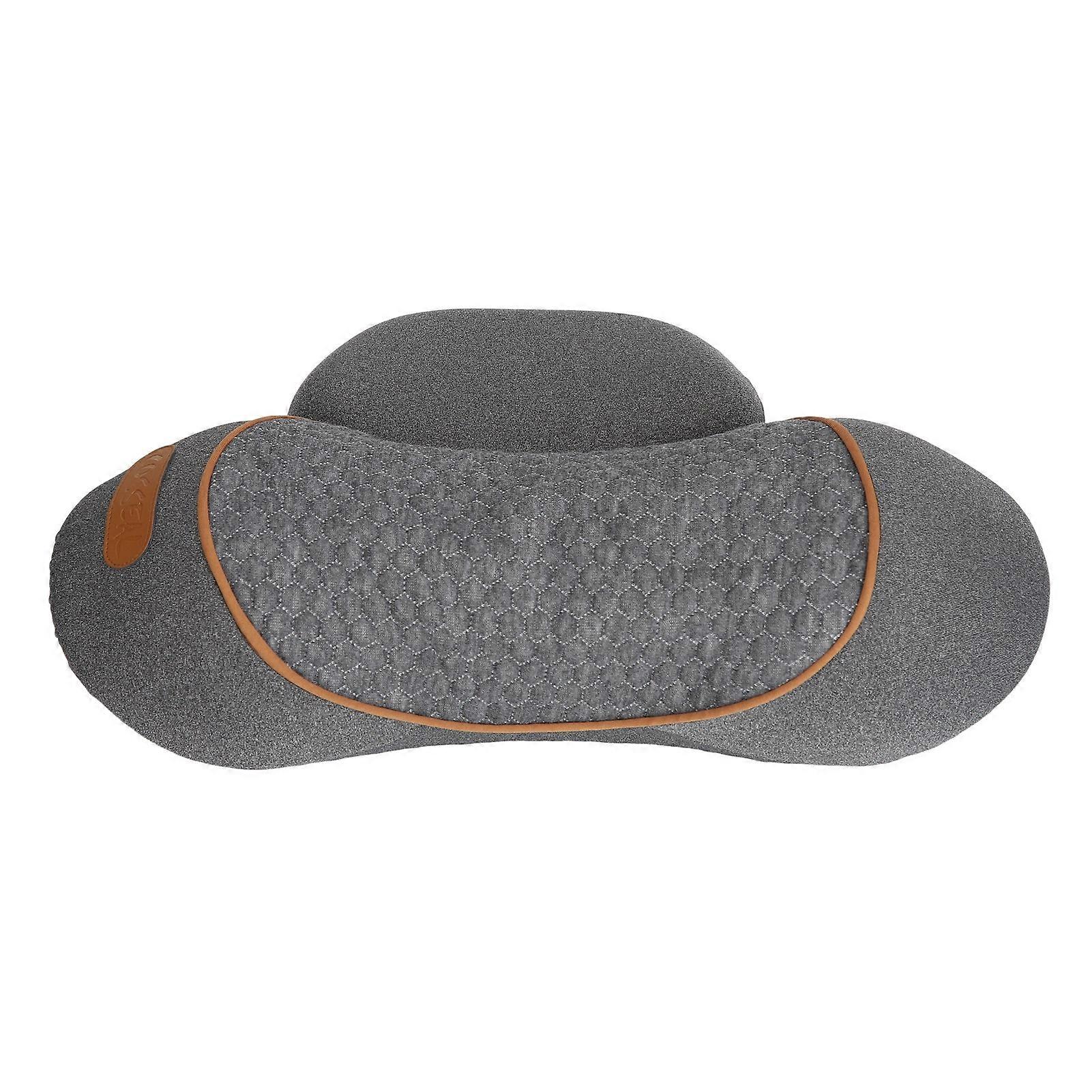 Heated Neck Stretcher Massager Pillow Ergonomic USB Vibration Hot Compresses Cervical Traction Pillow with Heat