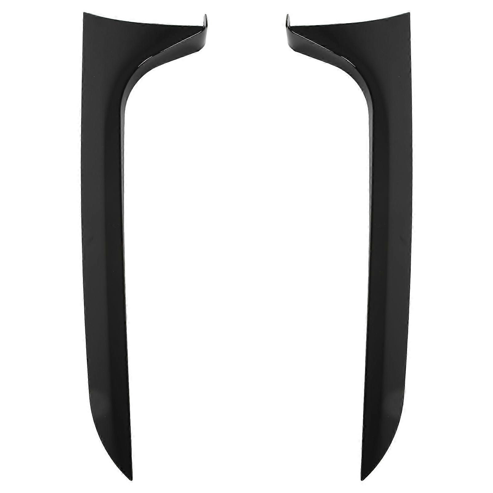 Rear Window Side Wing Beveled Trim Left Right Glossy Black Replacement for A6 C7 Avant 2012?2018