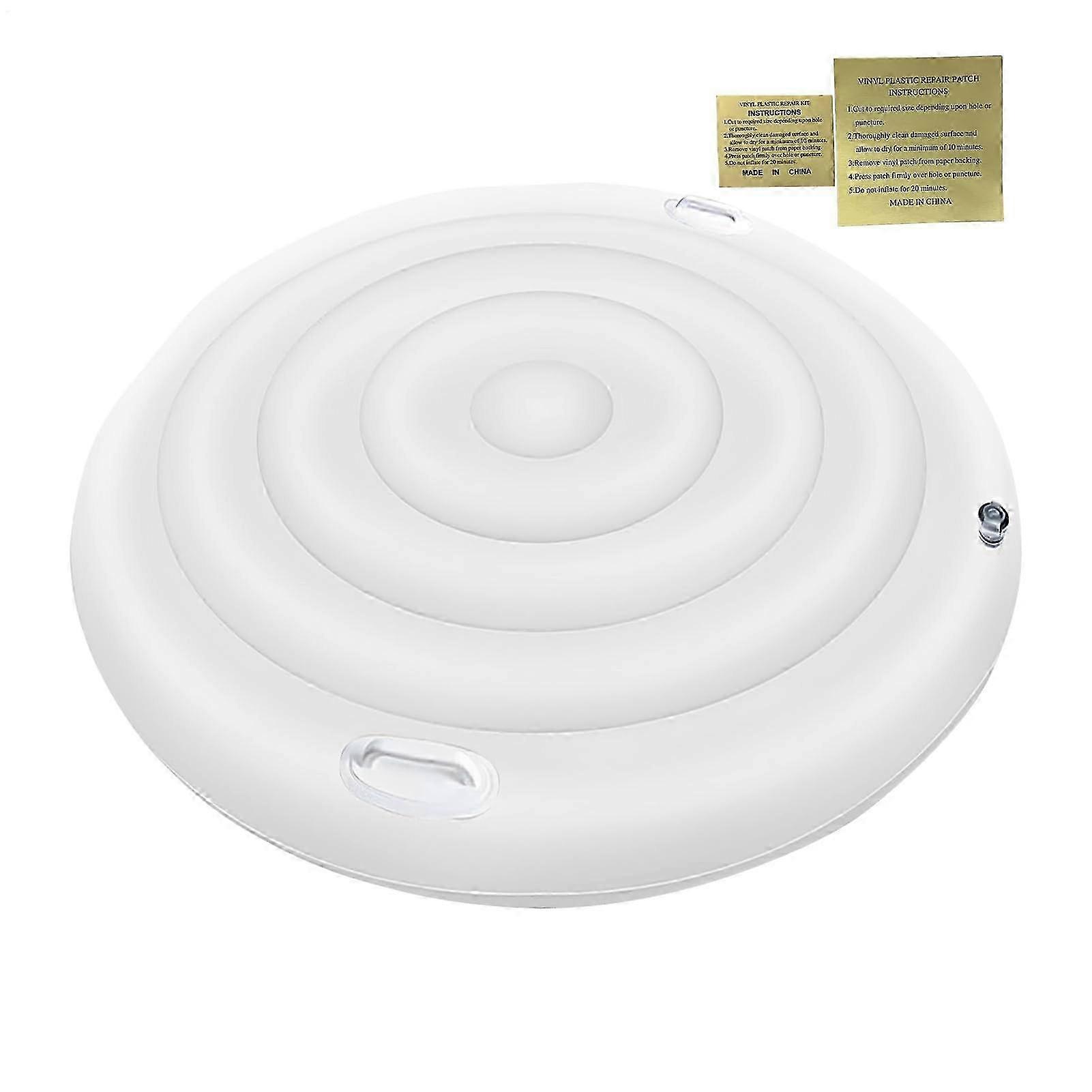 Hot Tub Cover 160 cm Round Inflatable Spa Cover Insulated Folding Cover Energy Saving Replacement Part for Garden, Men and Women