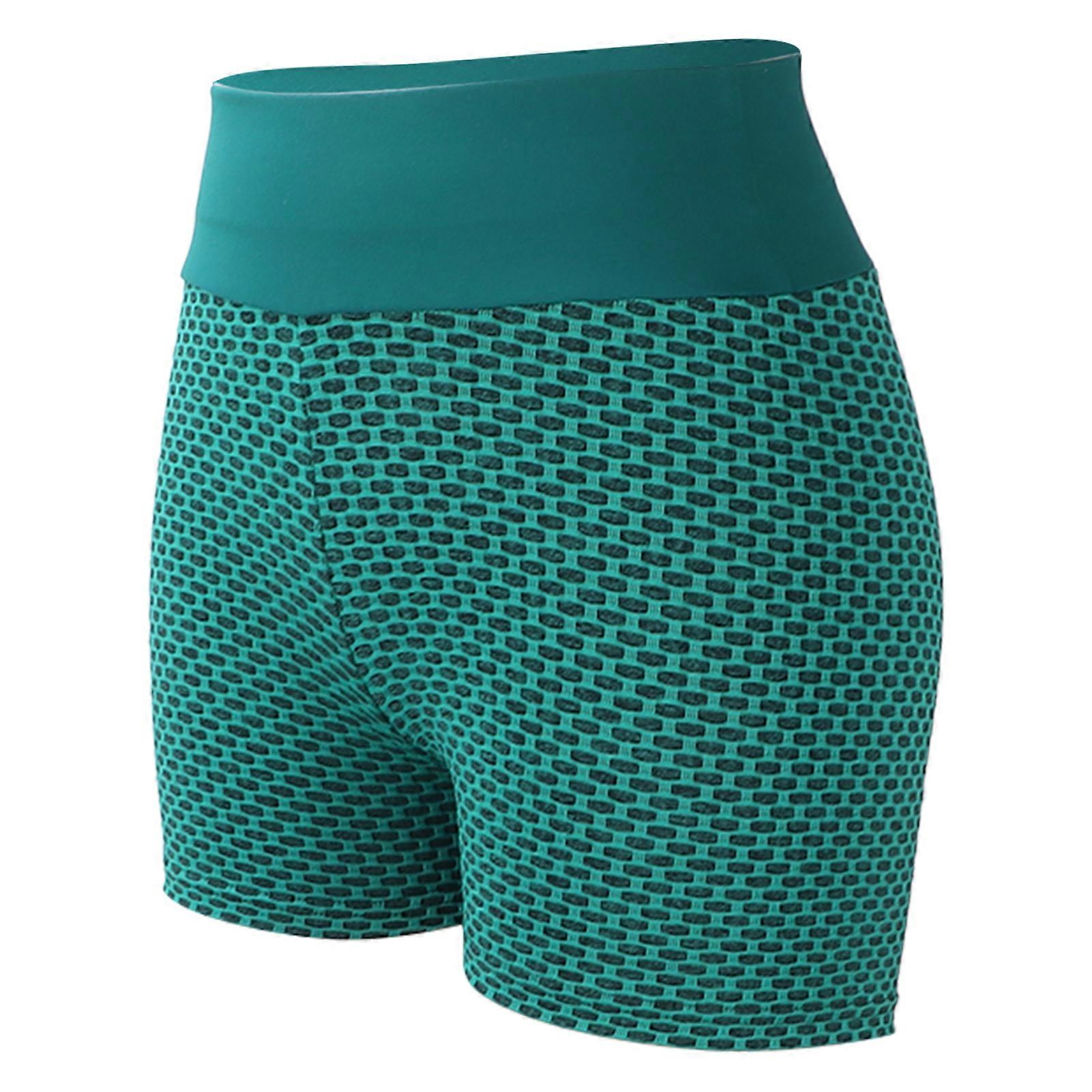 Booty Shorts High Waist Yoga Shorts Elastic Waist Running Gym Workout Biker Shorts for WomenS
