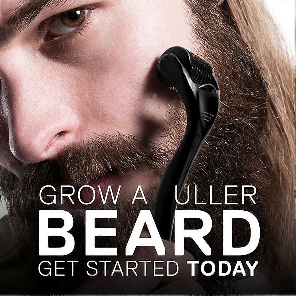 Beard Roller Titanium Needle Roller for Face Hair Beard Growth Care