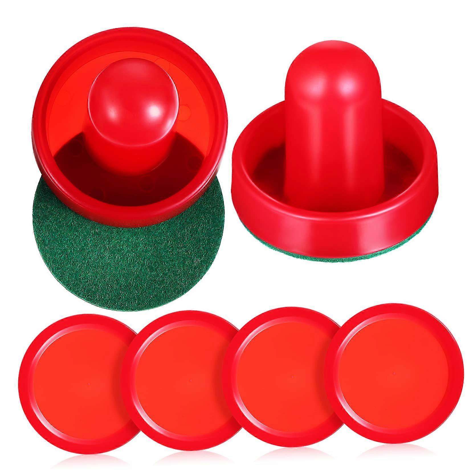 Air Hockey Accessory Set with Sliders, Pads, and Pucks – Replacement Parts for Table Games, Ergonomic Design, Ideal Compatibility