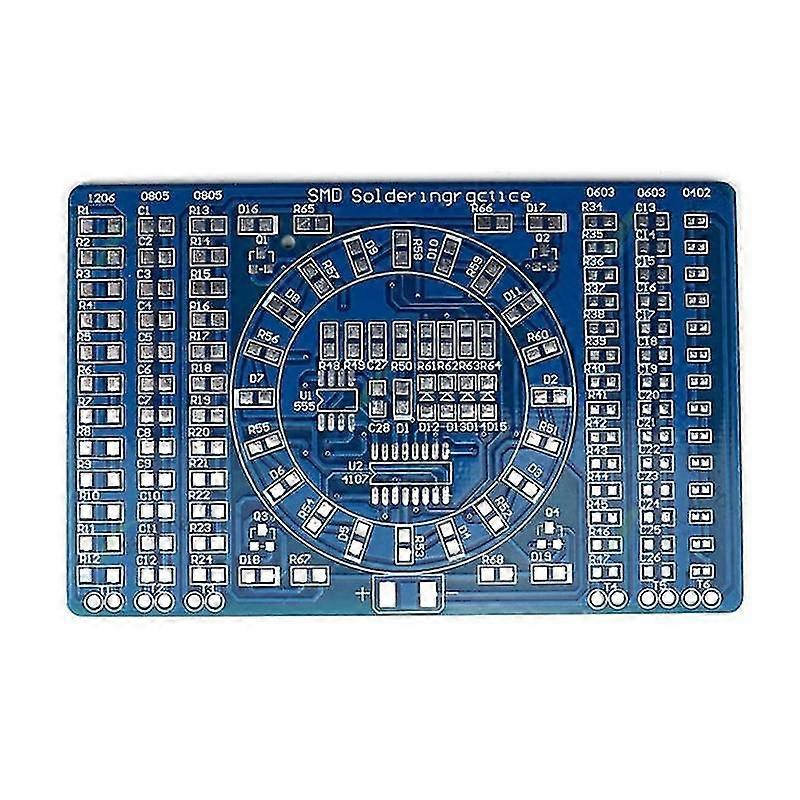 Soldeerpraktijk SMD-printplaat LED-elektronicaproject DIY-kit