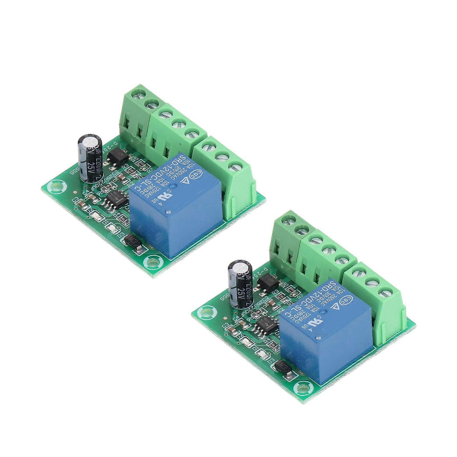 2Pcs Liquid Level Controller Sensor Module Water Level Detection Drainage Control Circuit Board 12V