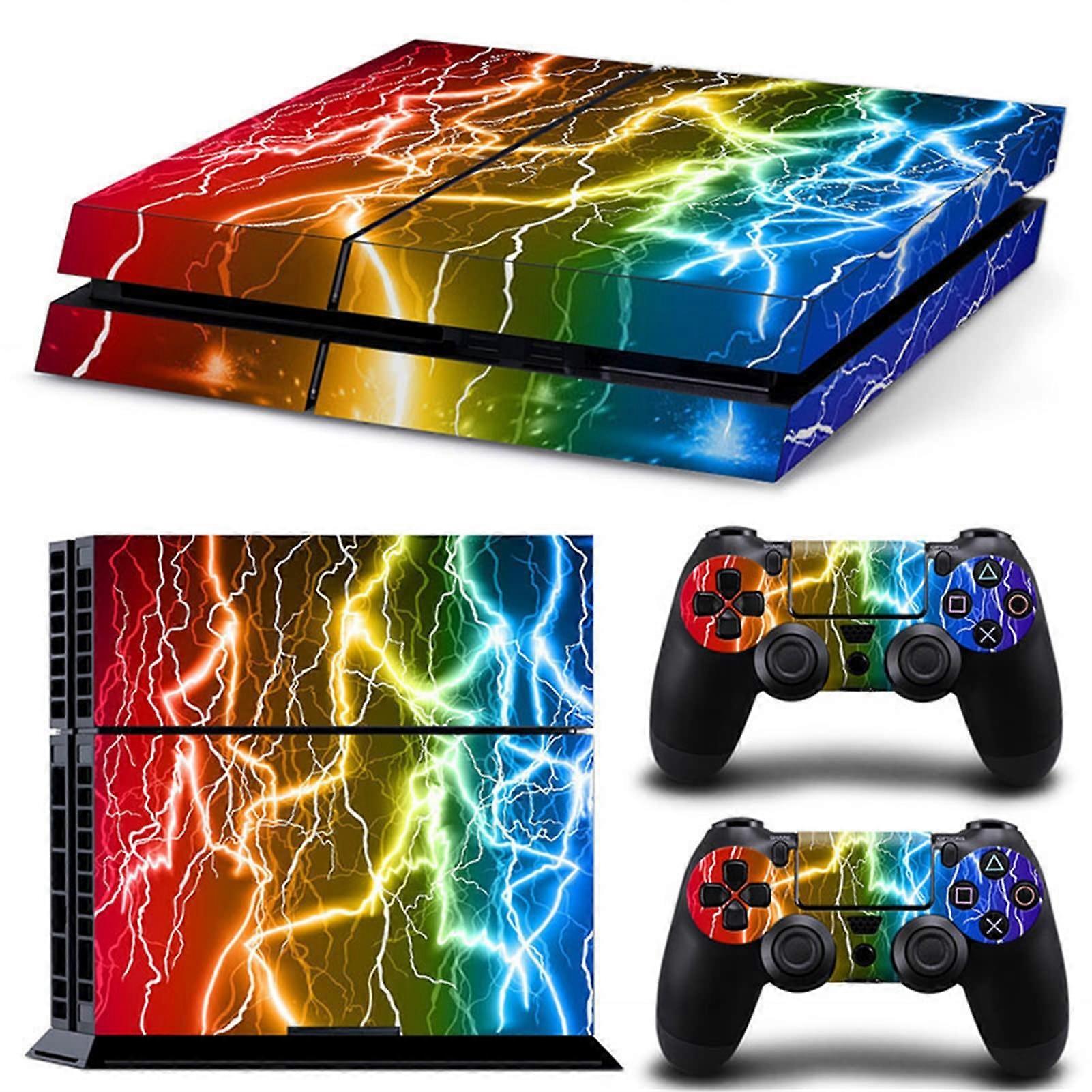 Anime PS4 Skin Console And Controller Vinyl Sticker Wrap Cover Durable Scratch-Resistant Full Set Compatible With PS4