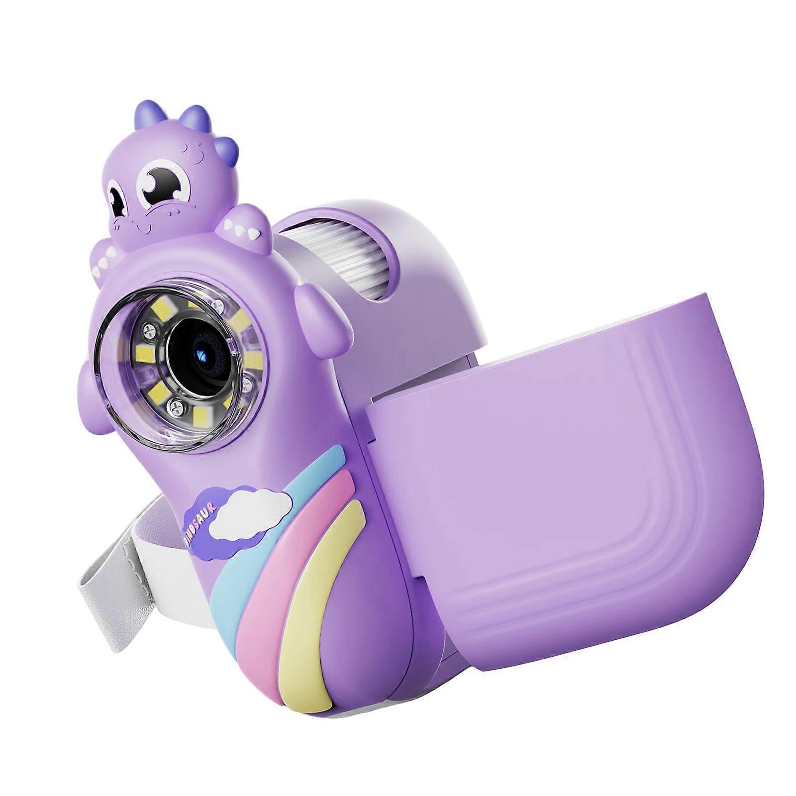 1000X Kids Microscope with LED Lighting LCD Screen Pocket Sized Telescope for Easy Exploration and Learning Tool Purple