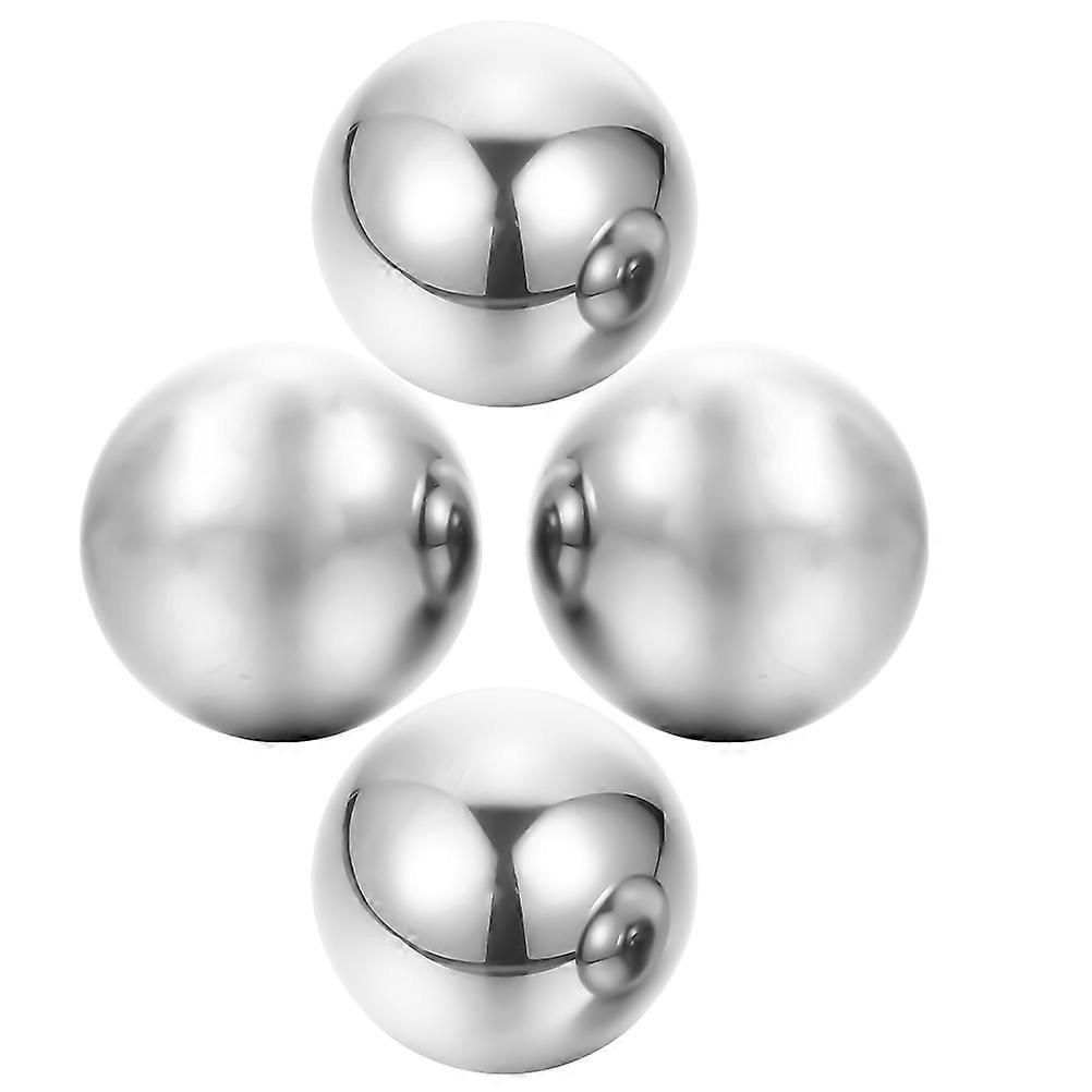 Stainless Steel Massage Ball Physical Therapy Ball Compact Design For On The Go Relaxation Office Use Advanced Users 4Set