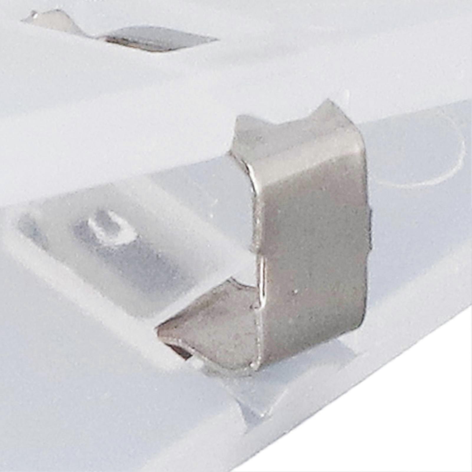 50 Pcs Paper Clips Triangular Transparent Exquisite Small Clips for Books Test Paper Tickets