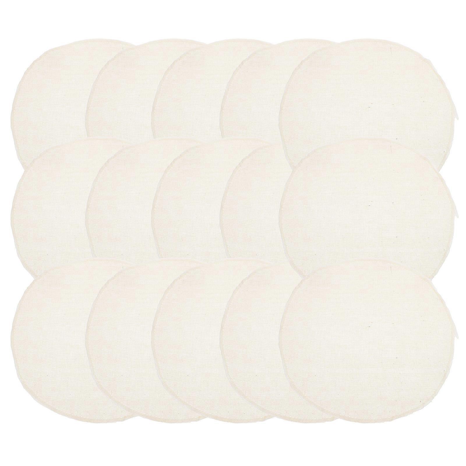 Steamer Clothe Reusable Cotton Steamer Liners Breathable Nonstick For Dumplings Dim Sum Round 36.00X36.00X0.10cm 20Pcs