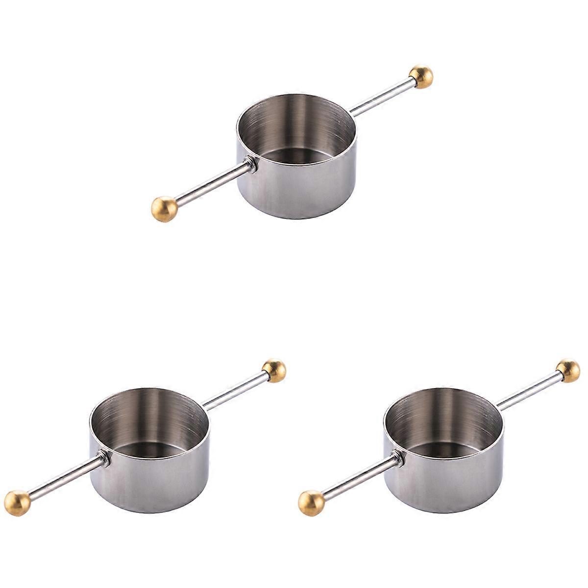 Measuring Cup Tools, Bar Measure Cocktail Jigger with Handle for Whisky Bar Tools Bar Accessories(3