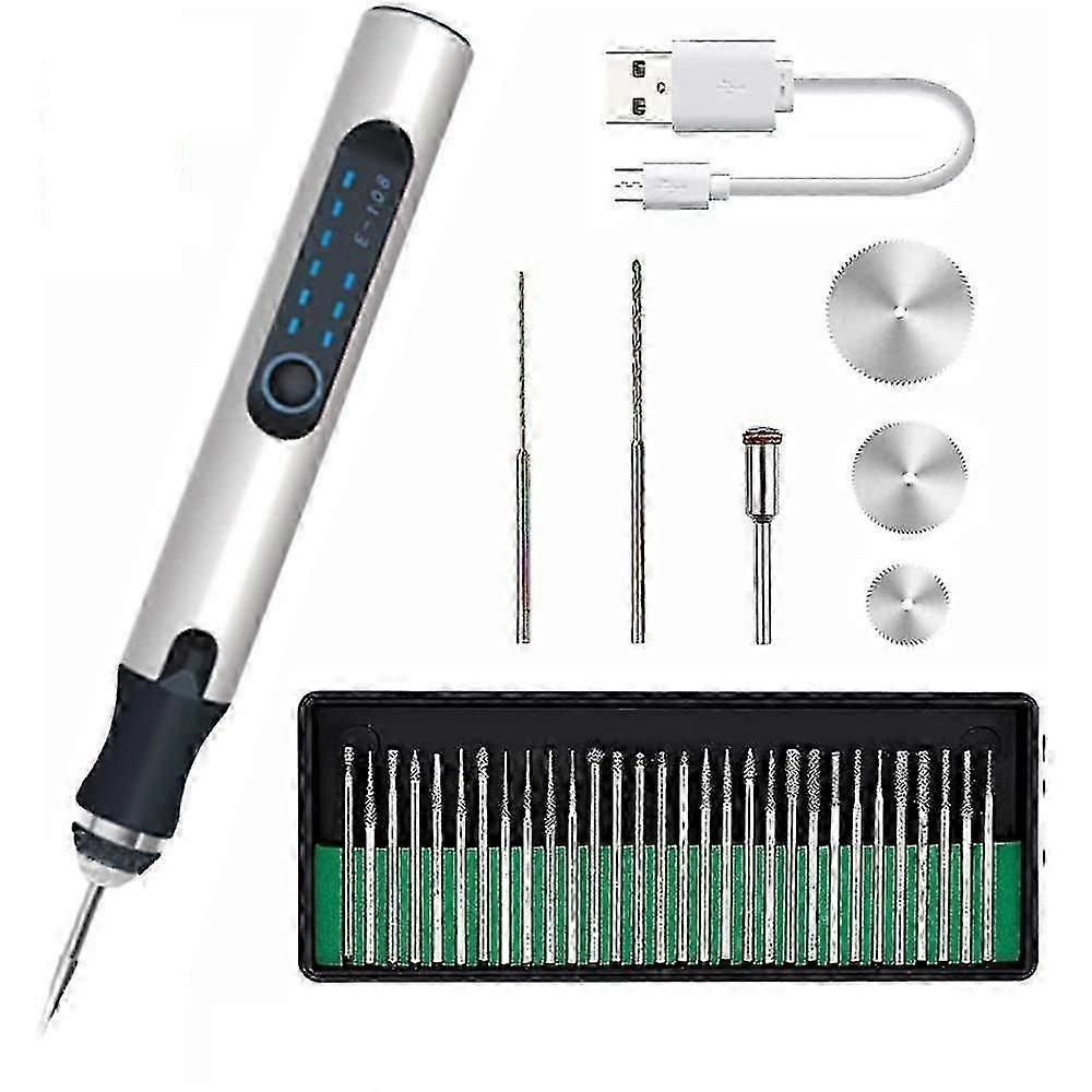 USB Rechargable Engraving Pen with Bits