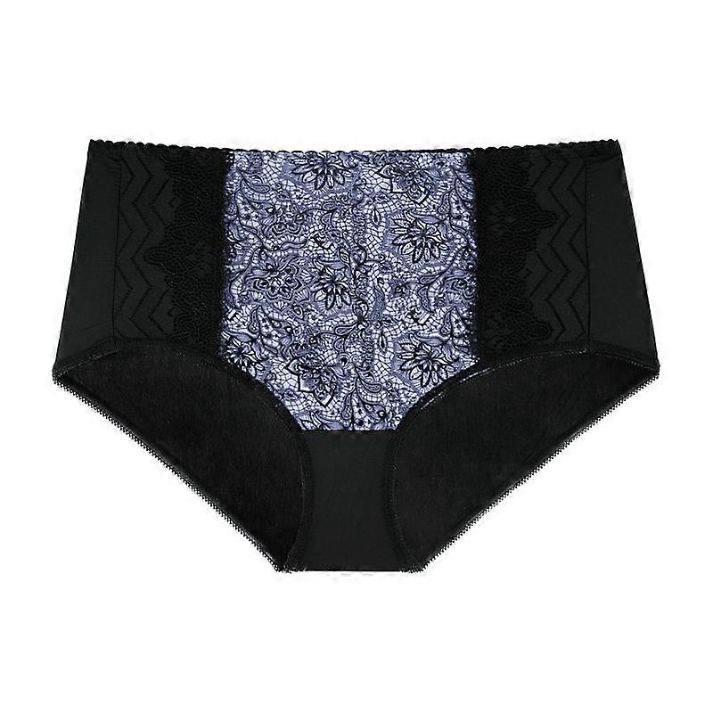Underpants for Women Plus Size briefs Red Black Floral Print Lace Ultra-Thin Female Panties XL 2XL 3XL 4XL 5XL 6XL