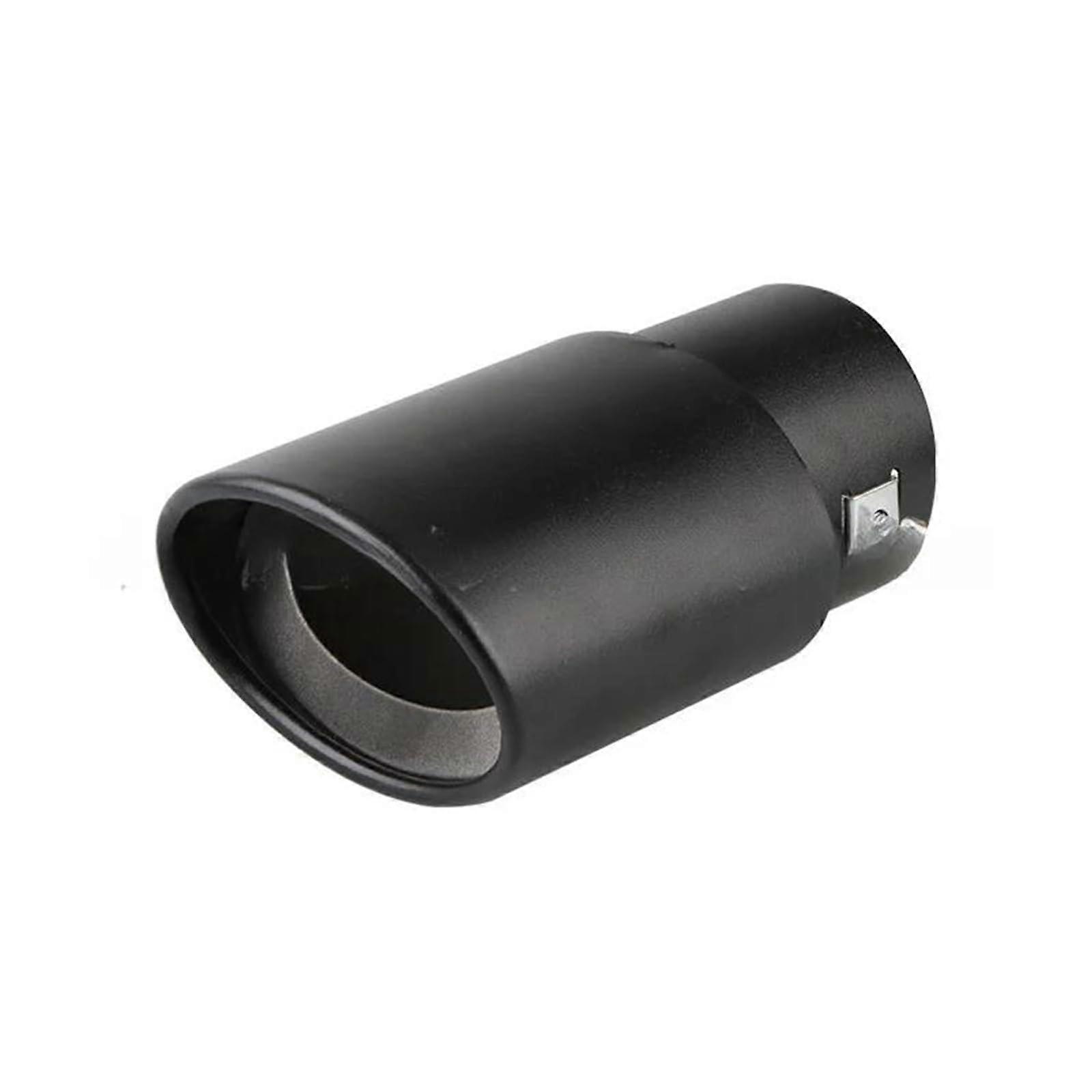 Universal Car Exhaust Muffler Tip Round Stainless Steel Chrome Finish End Pipe, Compatible With Most Vehicles