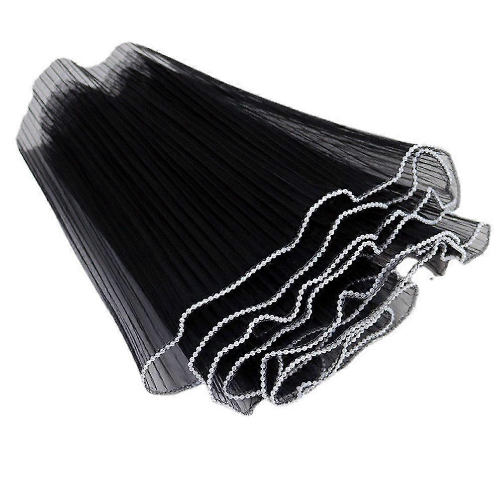 Flower Packaging Folding Net Tissue Paper For Bouquets Pearl Bouquet Paper Black Floral P 1pc