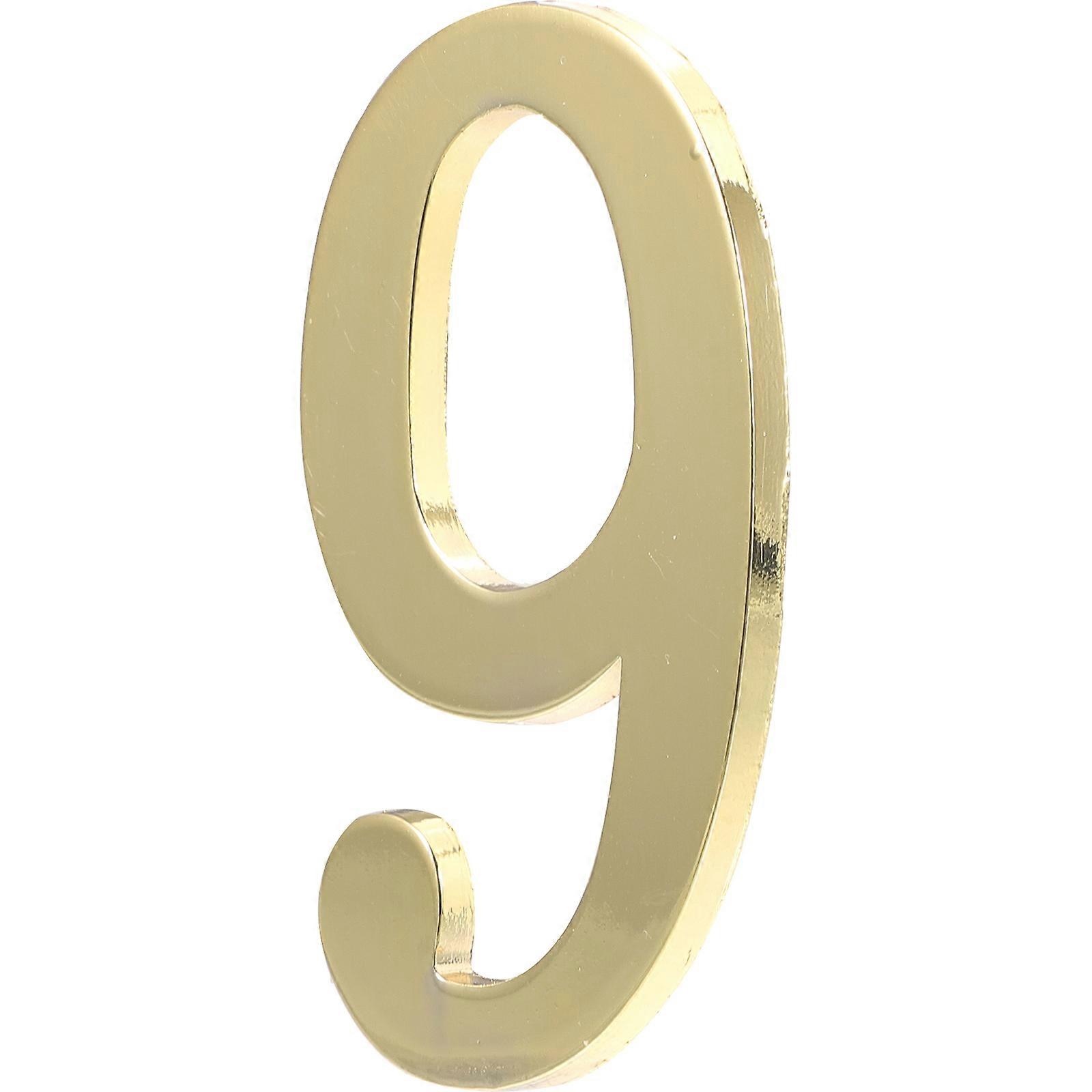 Magnetic Metal Mailbox Numbers for Outdoor Use, Easy Attachment, No Drilling Required for Doors, Mailboxes, Hotels