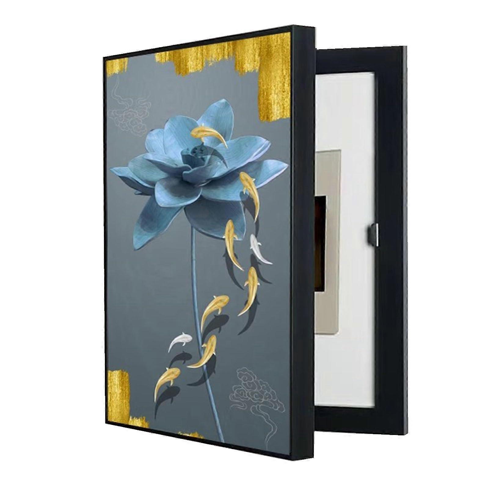 Electric Box Cover, Decorative Creativity, Meter Box, Decoration, Indoor Painting, Hidden Control Panels, Can Be Used in Many Scenes (A, 40 x 50 cm)