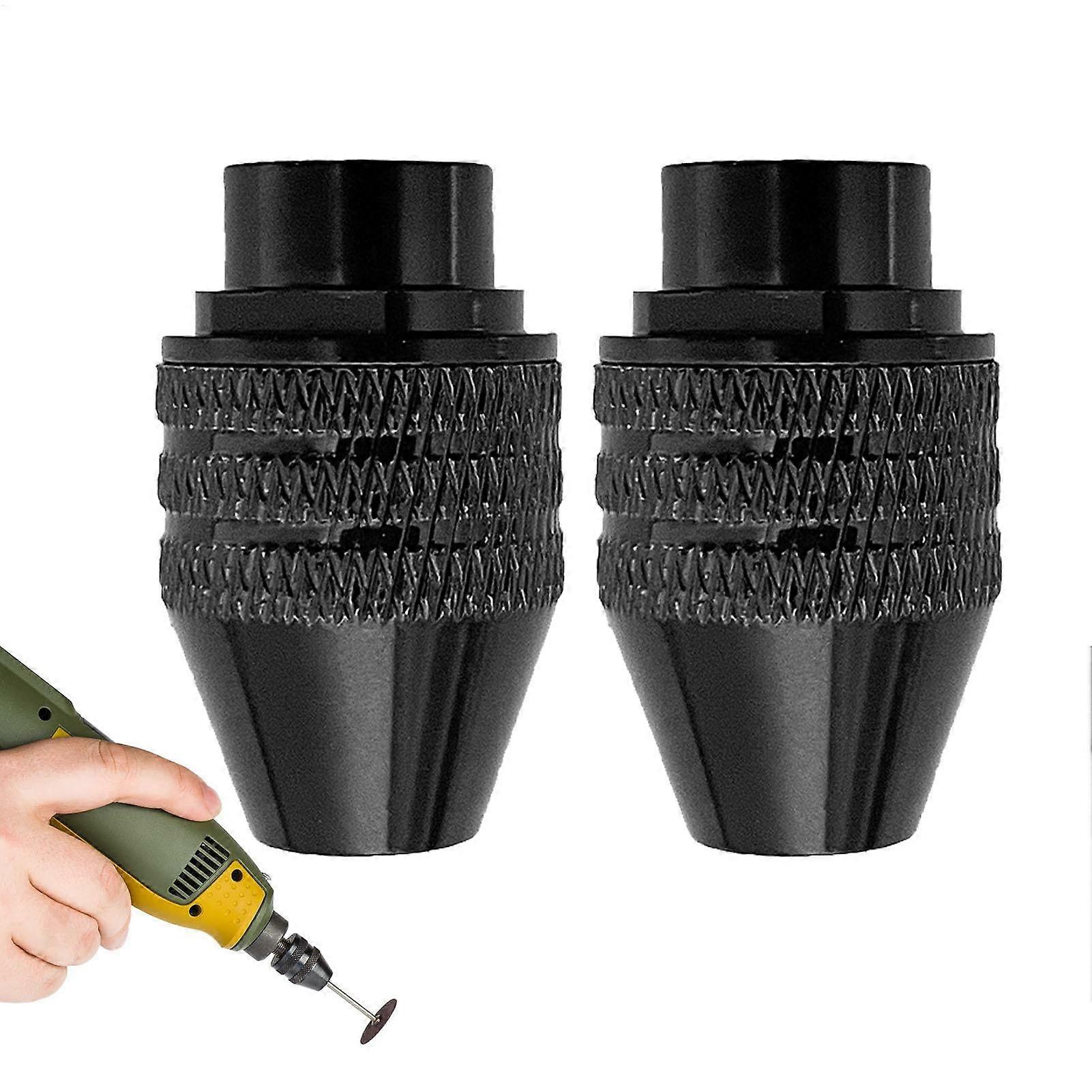Keyless Drill Chuck, Quick Change Chuck, Metal Multifunction Chuck, 2x Keyless Chuck Replacement, Drill Attachments