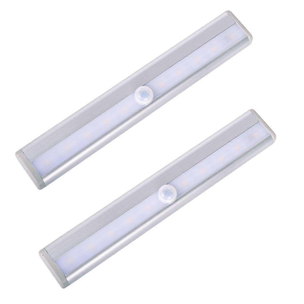 Wireless LED Motion Sensor Cabinet Lights Magnetic Stick Strip Night Lamp for Closet Hallway Energy Saving Easy Installation