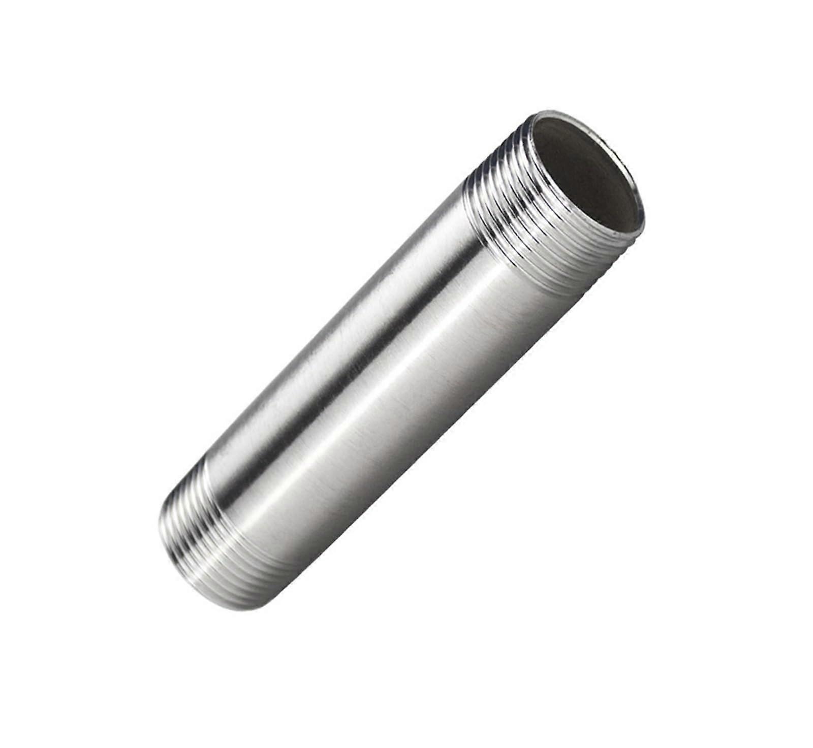 304 stainless steel extended doubleheaded external wire thread pipe 1 inch 150mm (G1/4)