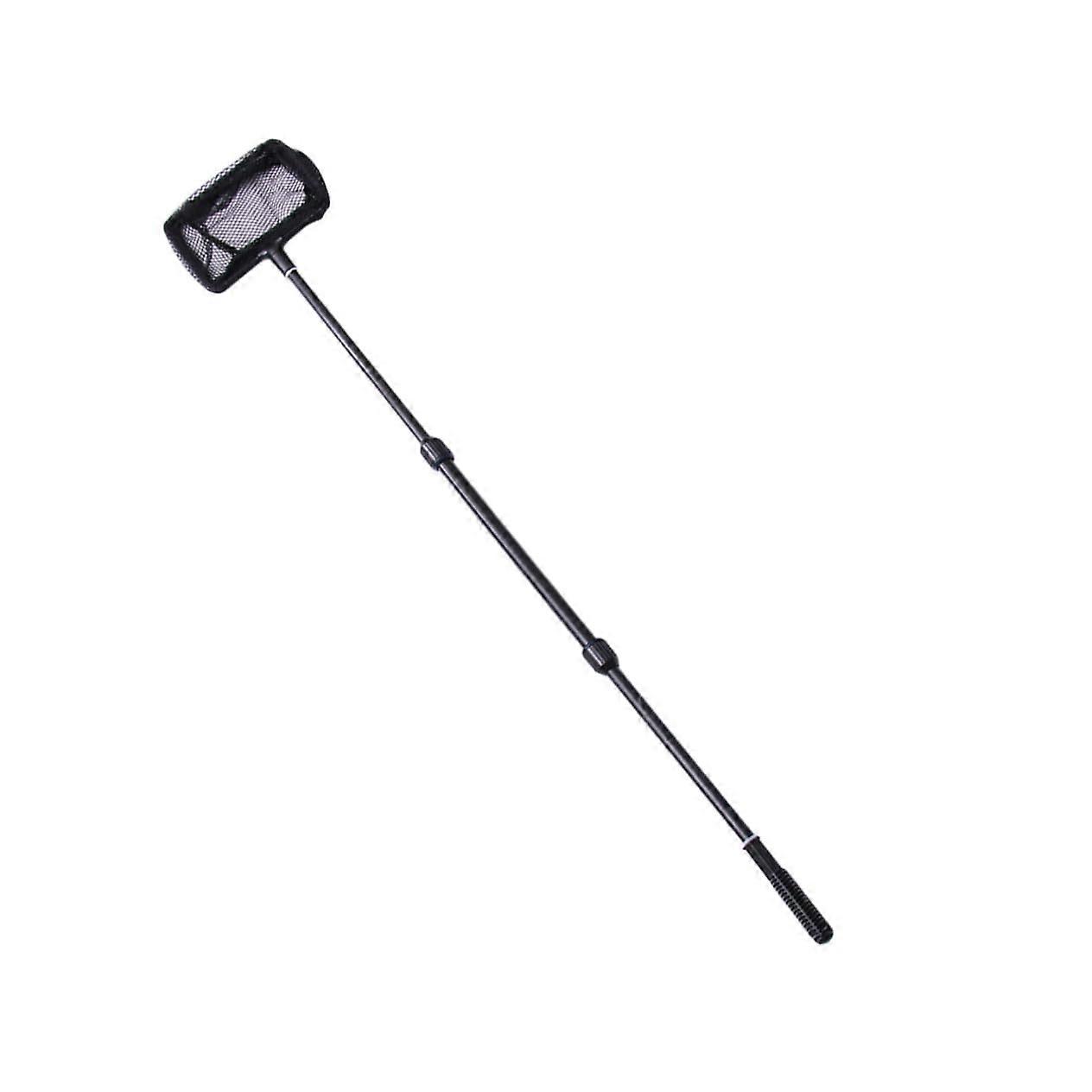 Telescope fishing net with extendable handle for ponds and fish tanks, sturdy mesh for fishing.