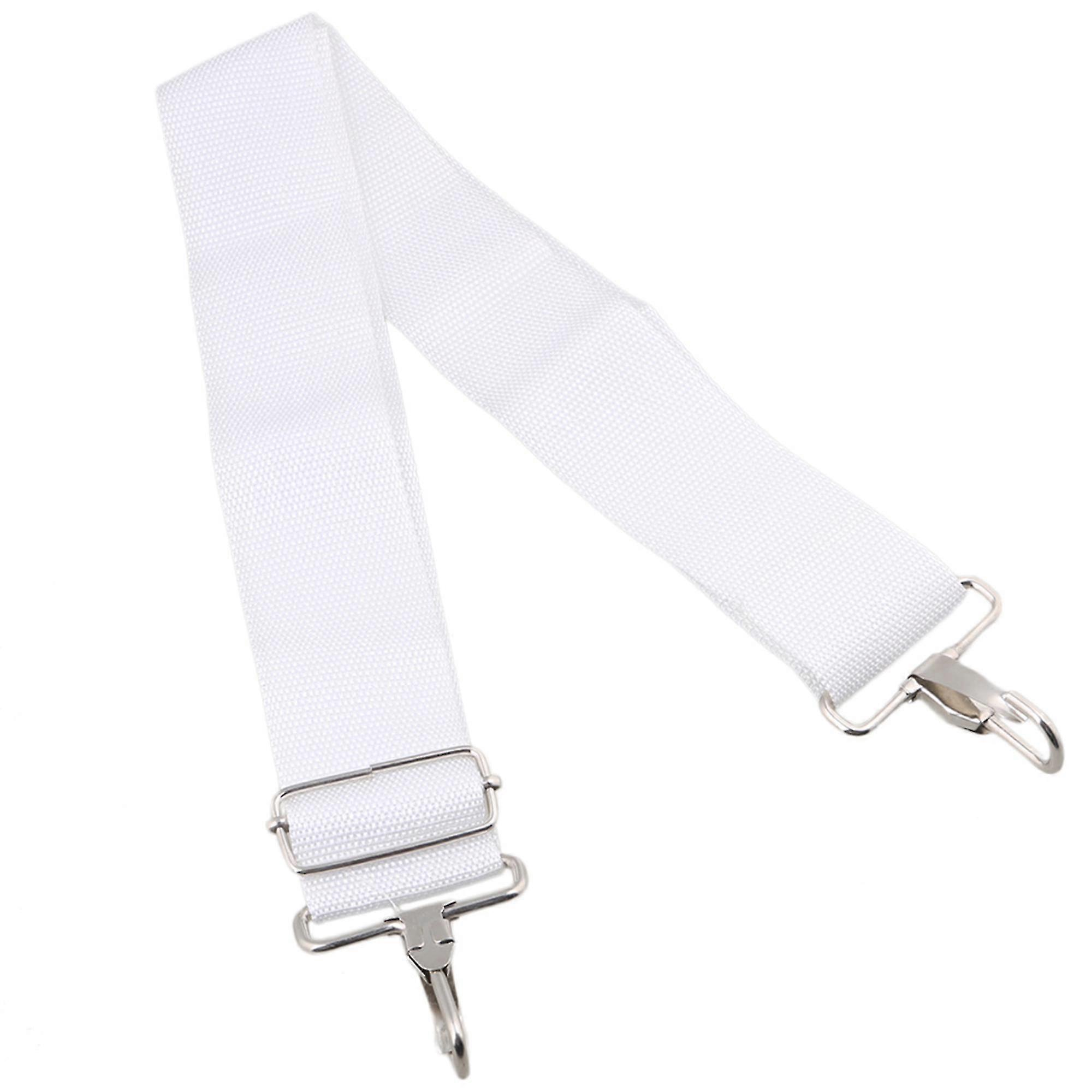 2025 White Snare Drum Straps Belt Adjustable Nylon Parade Marching