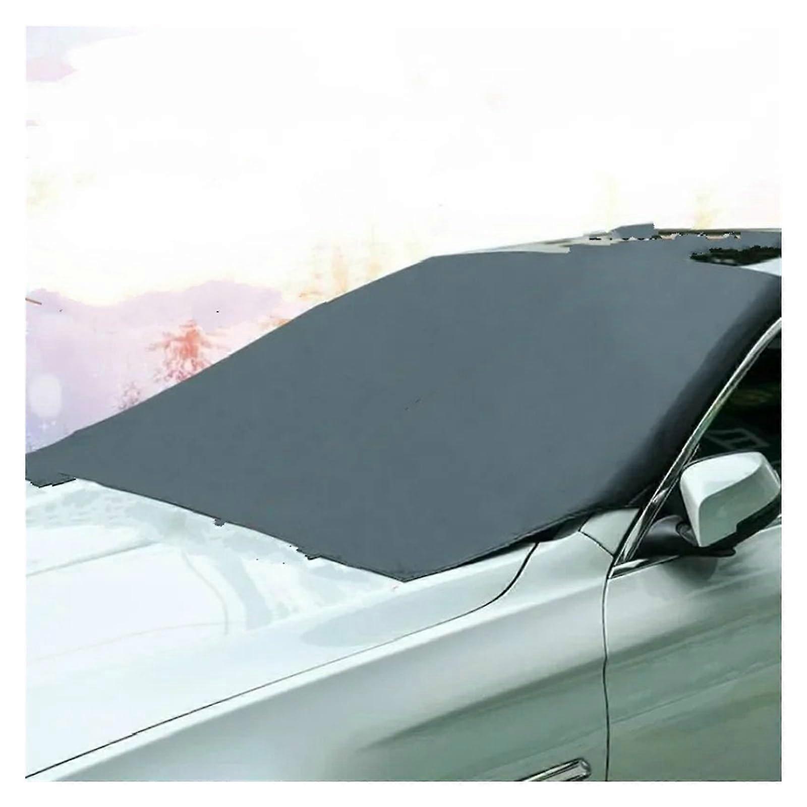 Car Sun Shade Net, Elastic Mesh Windshield Cover for Sun and Snow Protection, UV Blocking, Universal Fit