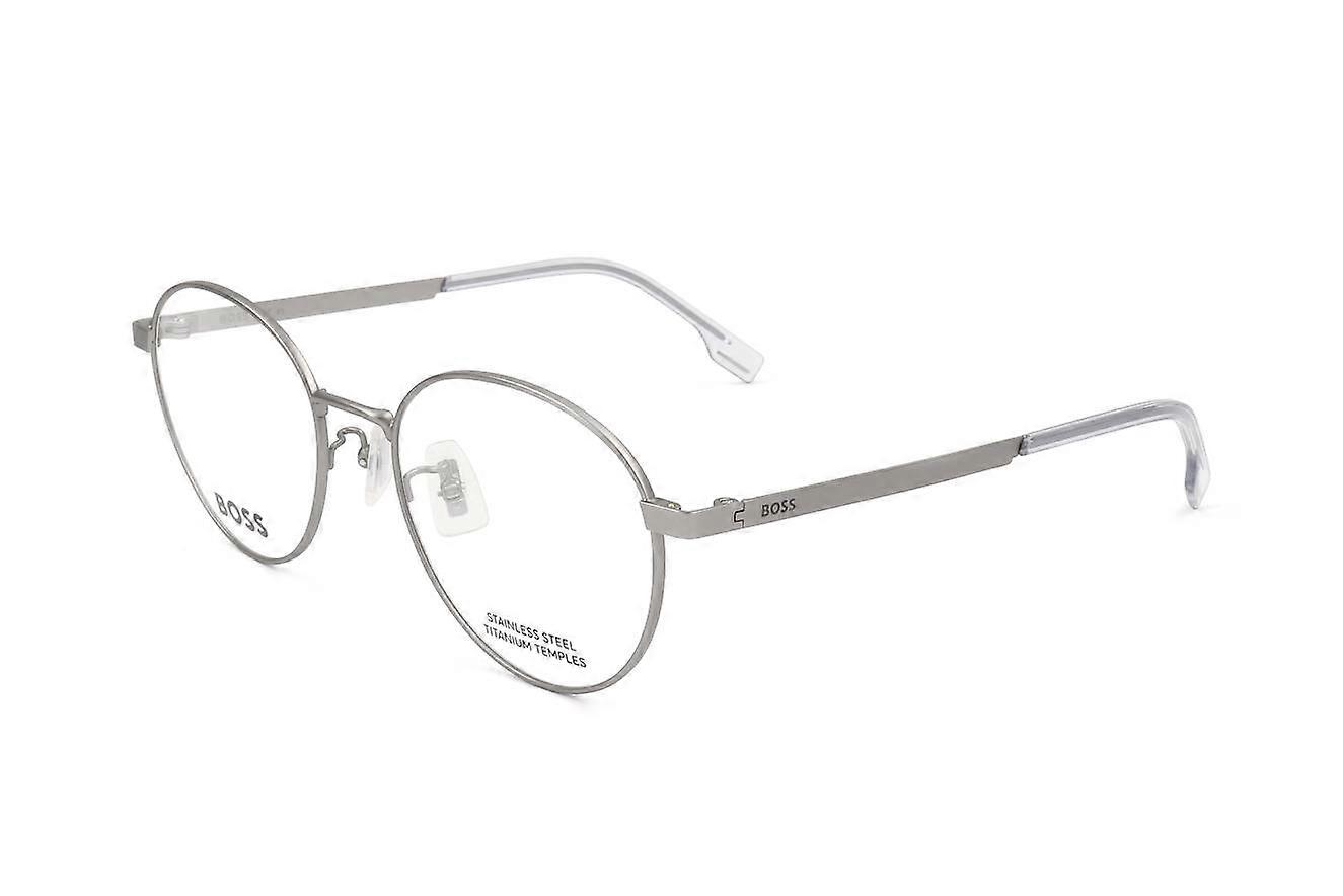 Eyewear Frames Hugo Boss BOSS 1475/F R81 MATTE RUTHENIUM 52/19/145 MAN