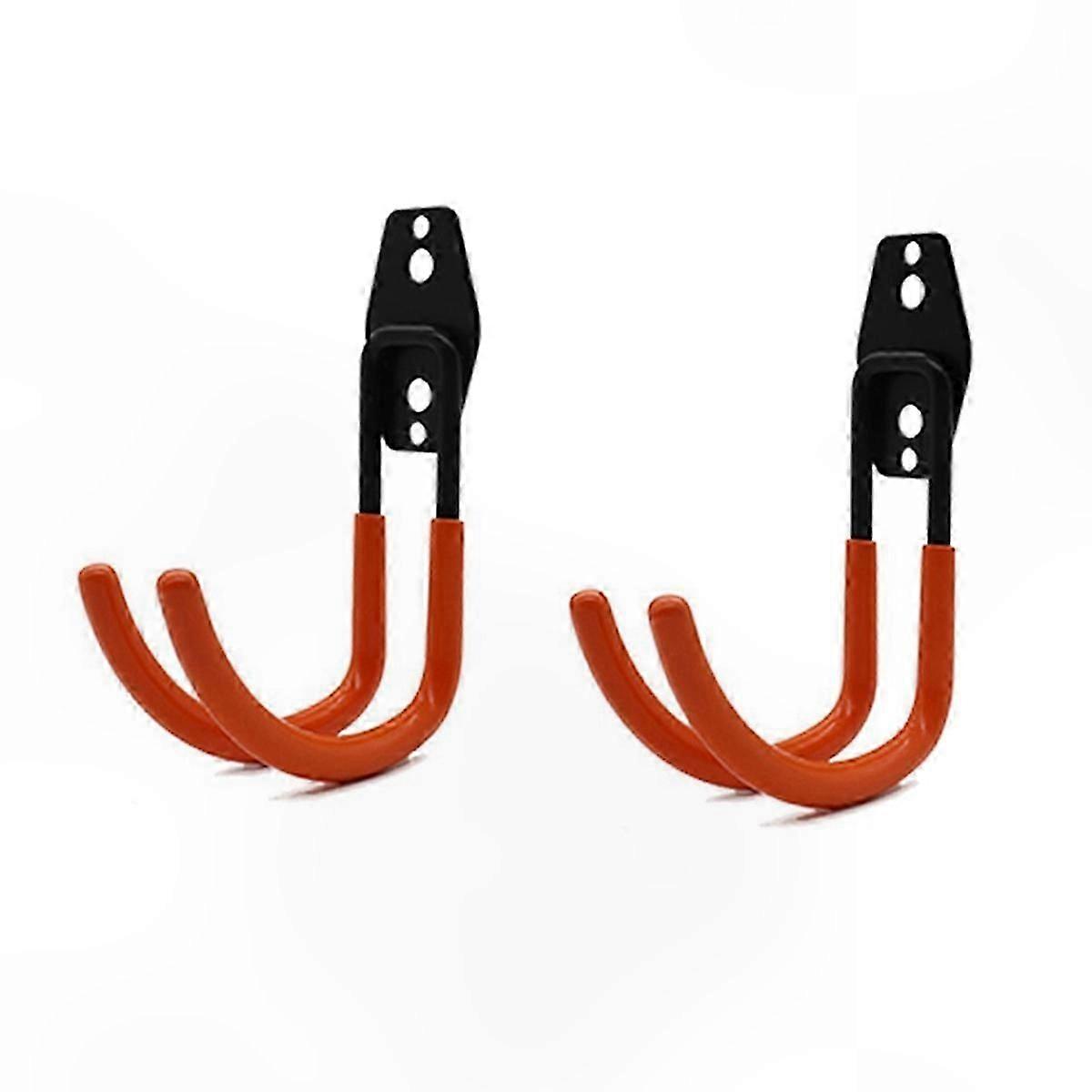 Wall-Mounted Bow Frame Organizer with Storage Hooks for Home and Office Use