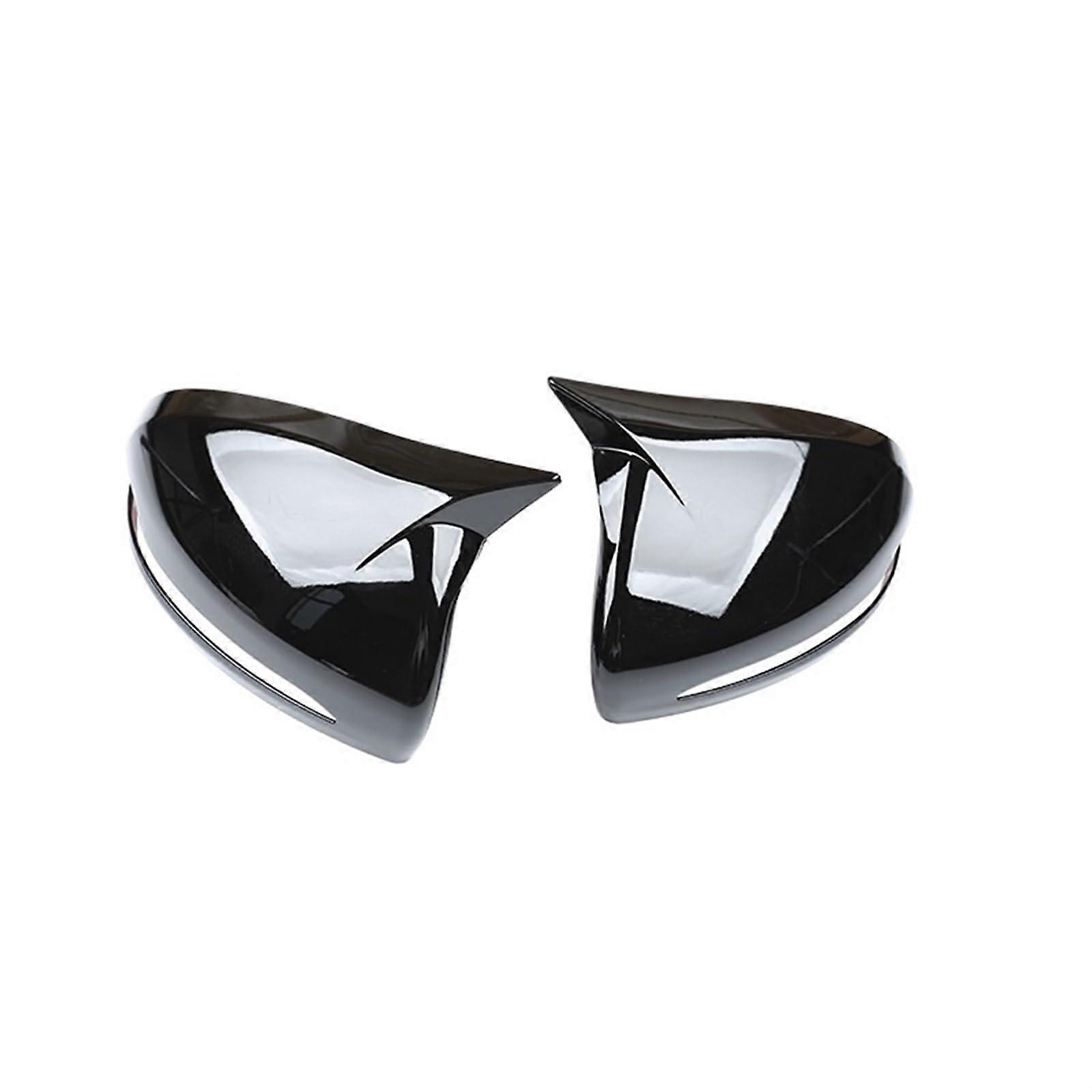 E GLC SC Class W205 W213 X253 W222 W238 LHD Gloss Black Side Mirror Cover Trim Outer Door Cap for Mercedes-Benz