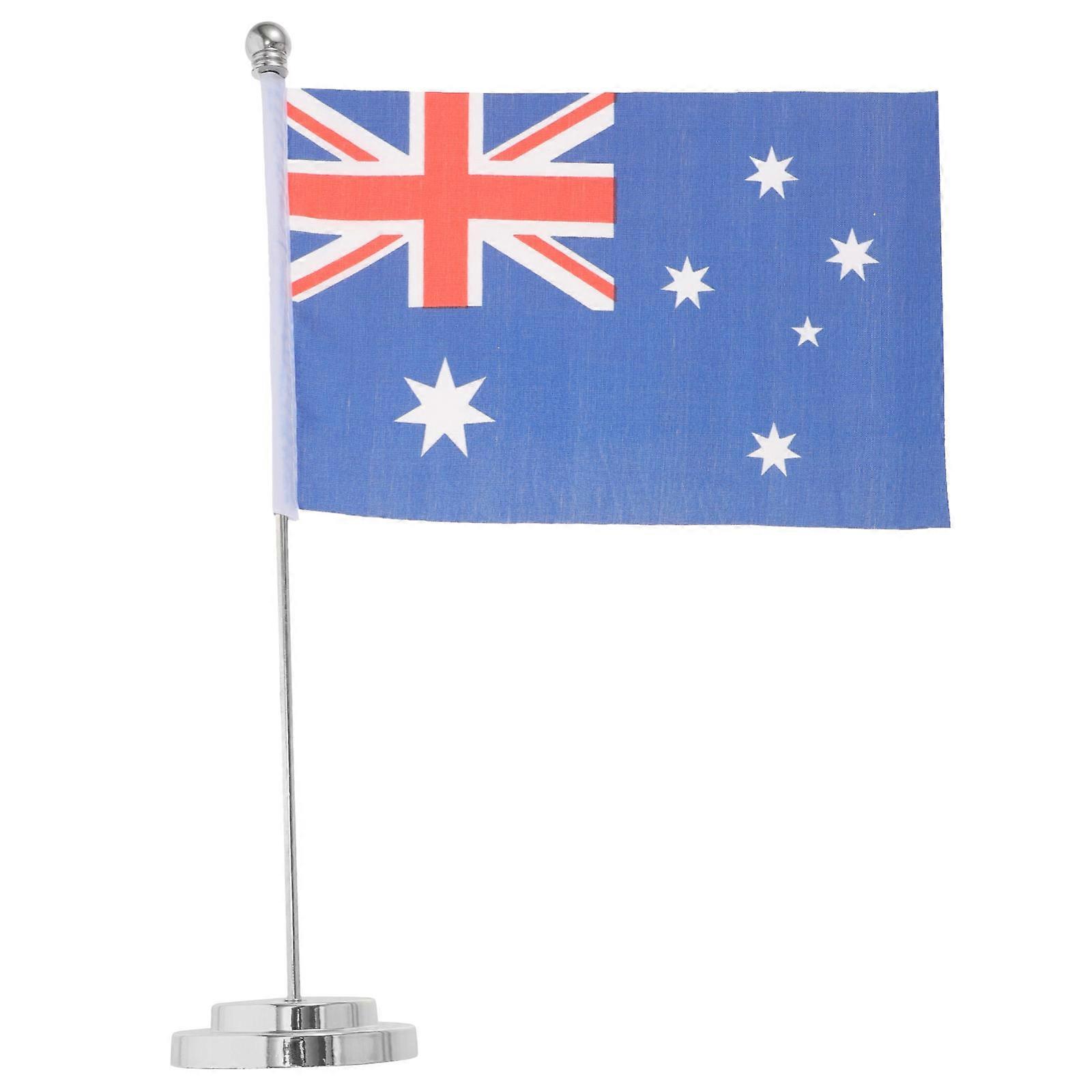 Desktop Australian Flag Decoration For Gift Recipients And Flag Enthusiasts Ideal For Event Decoration 1 Set