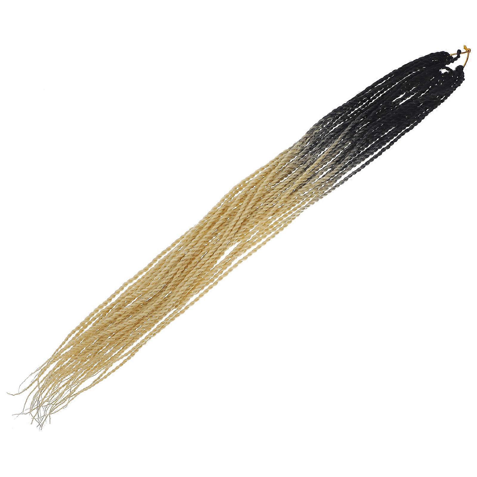 Fashion Ponytail Extension with Gradient Color Made of High Temperature Fiber for Daily Wear Multi Color
