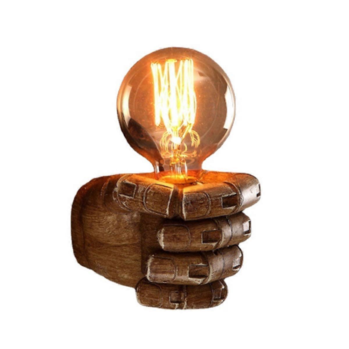 Nordic Retro Resin Wall Lamp Restaurant Bar Decoration Left Hand