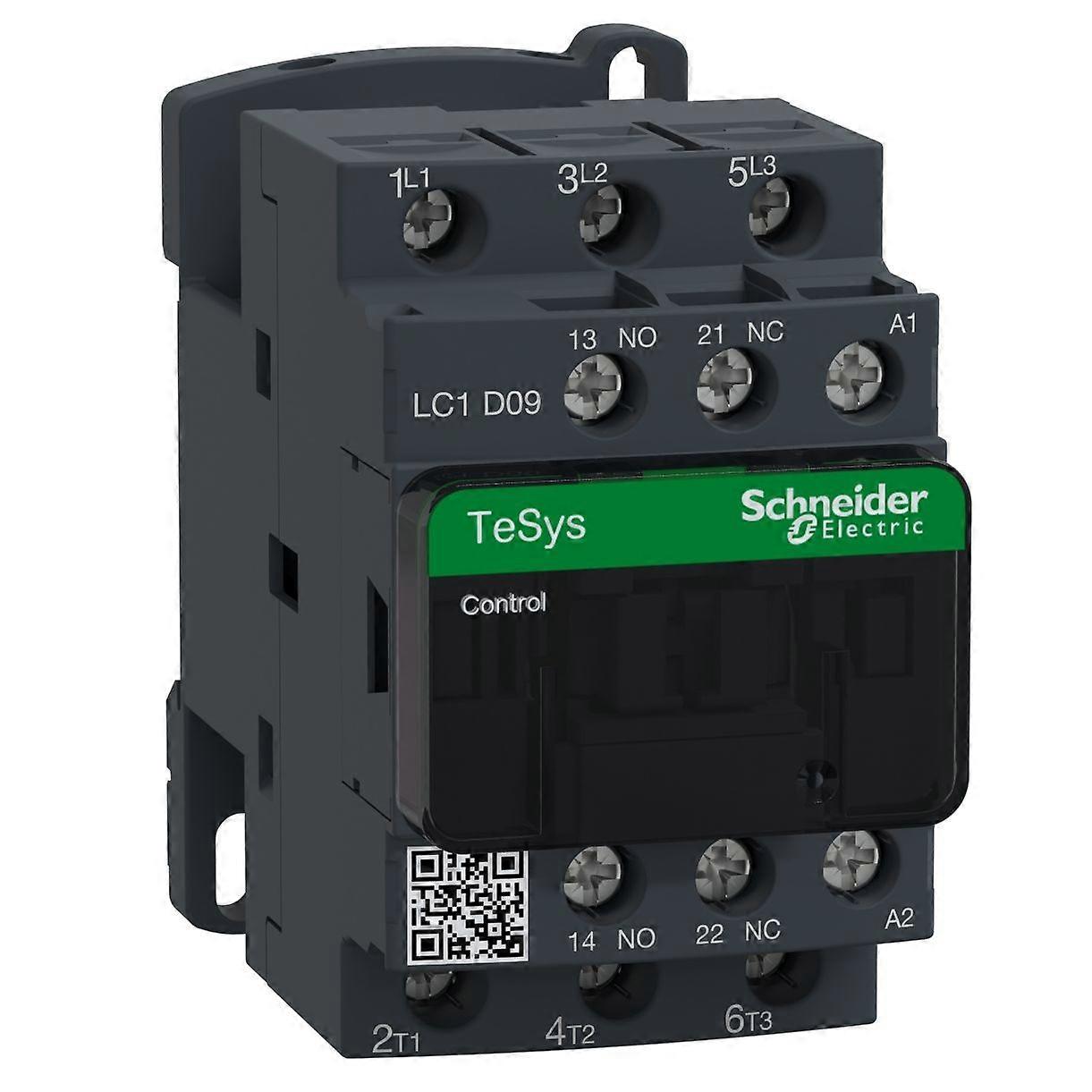 Schneider Contactor 9a 3-pole 400v Ac Coil Lc1d09n7