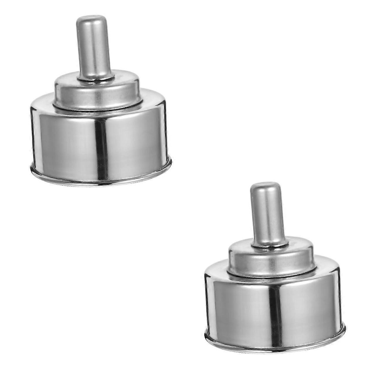 Alcohol Burner 2-Pack Explosion-Protected Alcohol Stove for Lab Applications and Hobby Projects Durable Leakproof Design