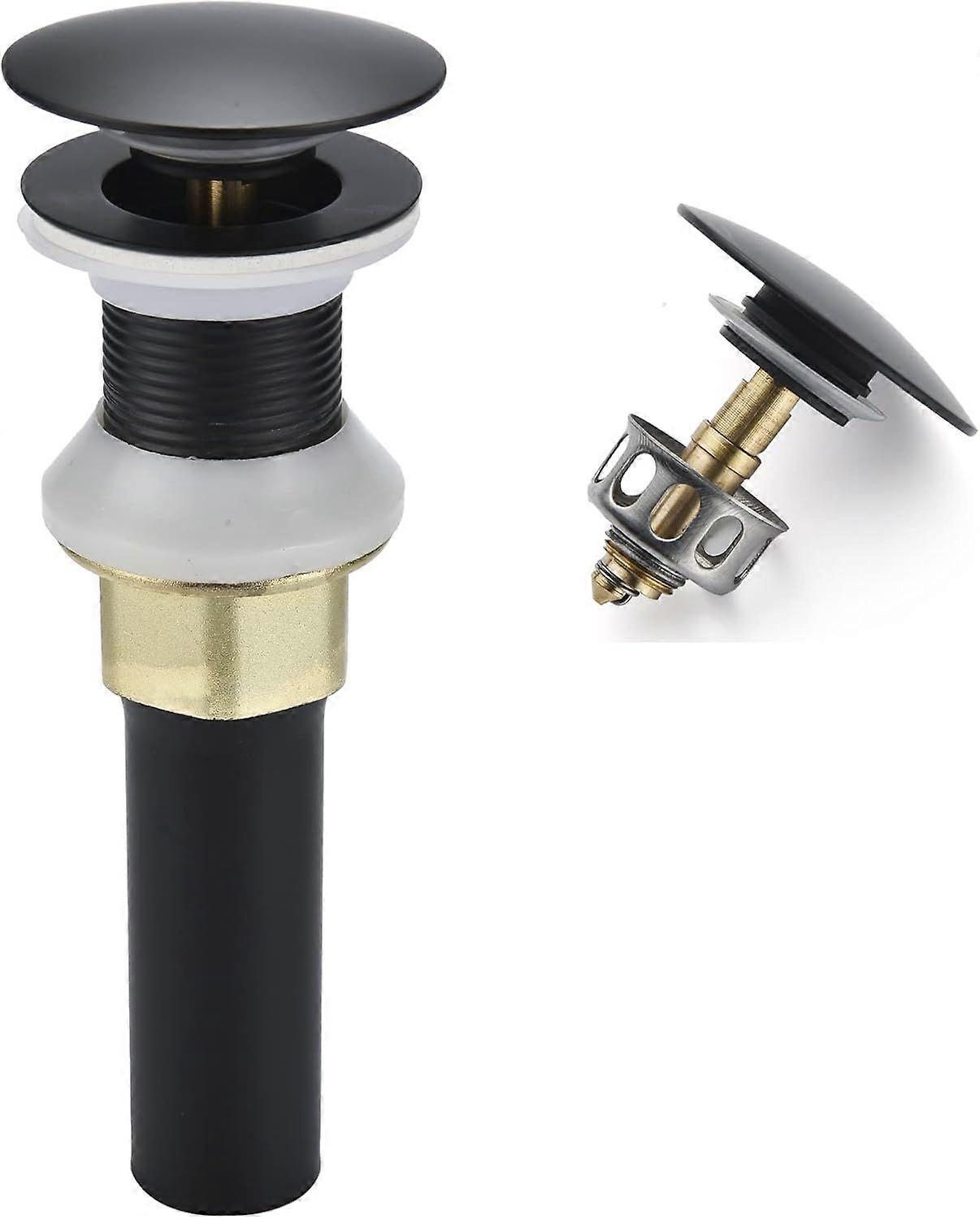 Bathroom Sink Drain,Drain Stopper Bathroom Sink Without Overflow,Pop Up Drain