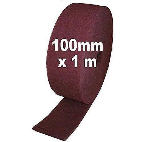 Sanding Fleece Red for Car Paint Sanding, 100mm x 1m, Durable Abrasive Material for Auto Bodywork