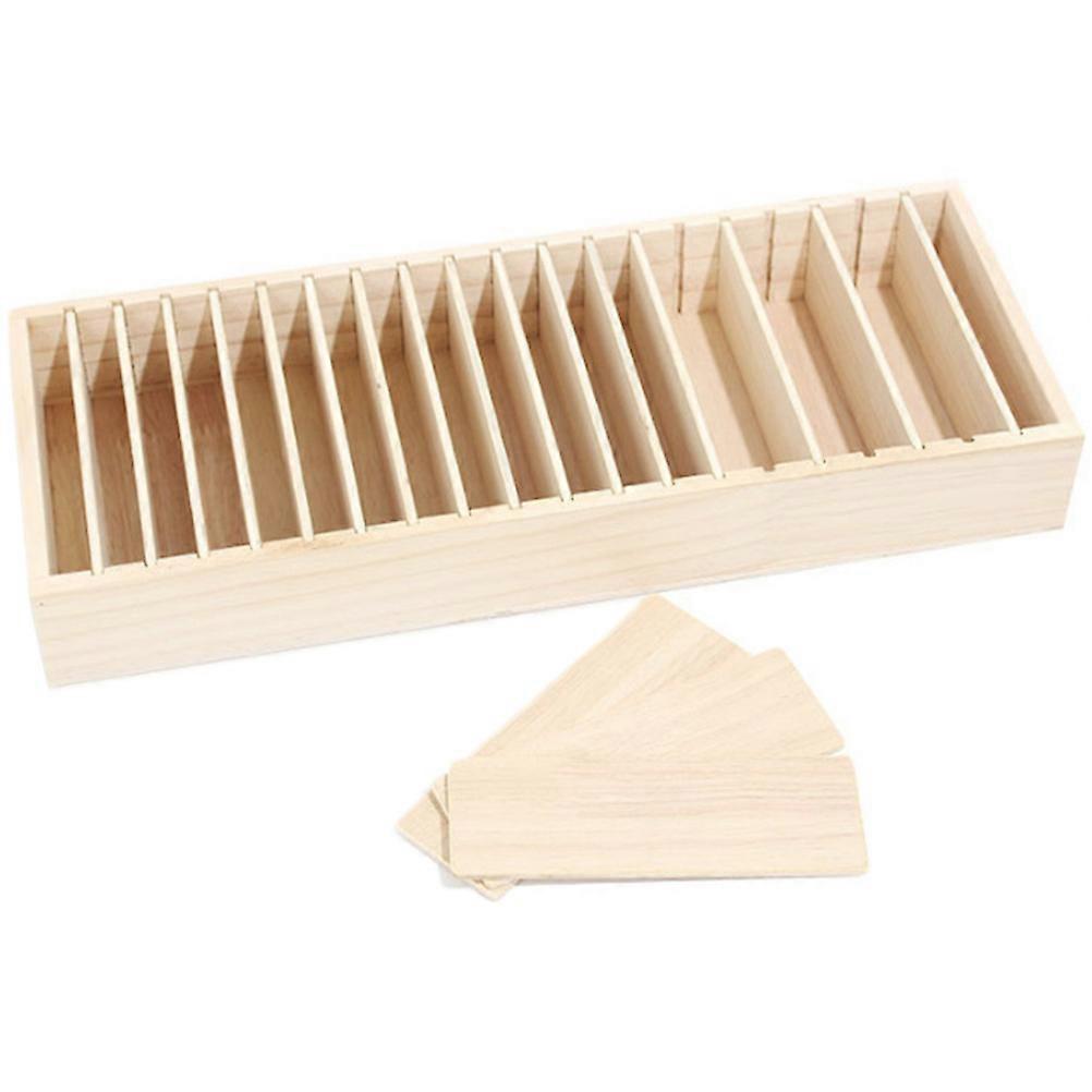 Wooden Headband Holder for Party Use Khaki Jewelry Display Rack Light in Weight 1 Piece