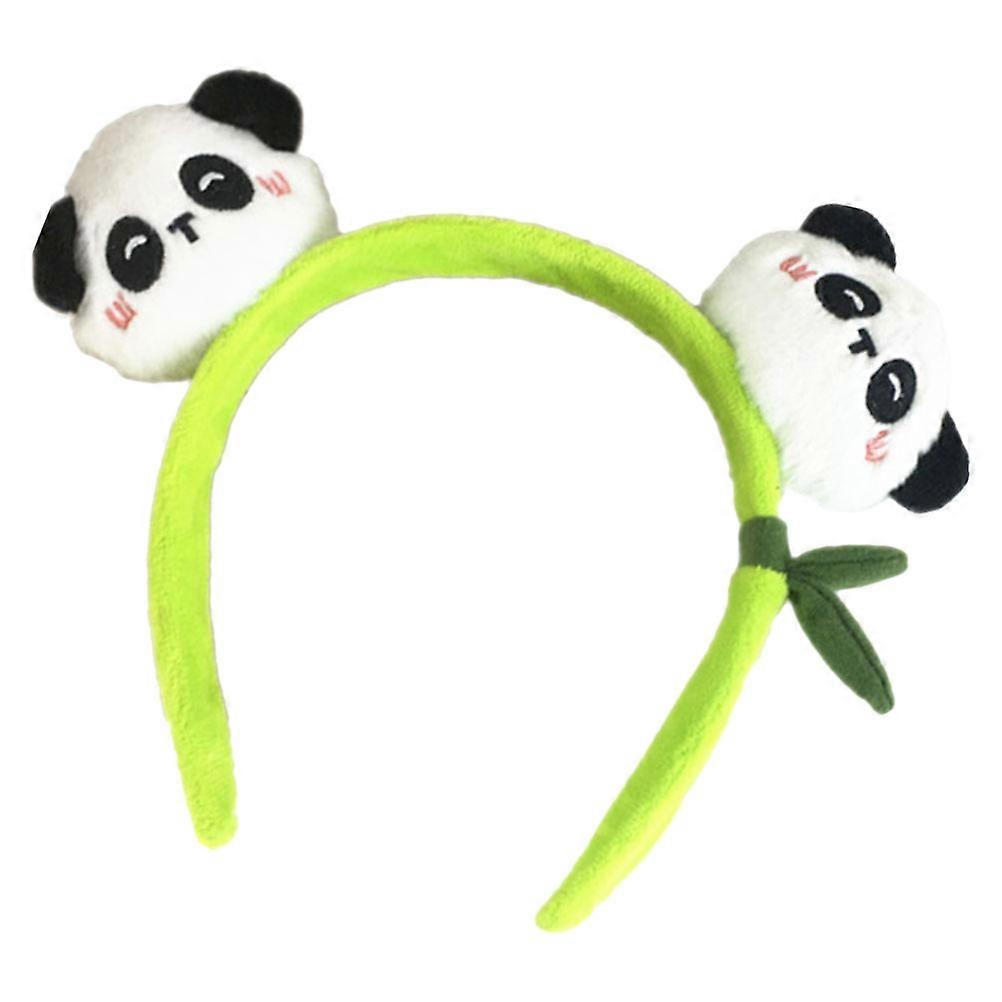 Versatile Panda Headband Adorned With Plush Design Suited For Everyday Use 1Pack