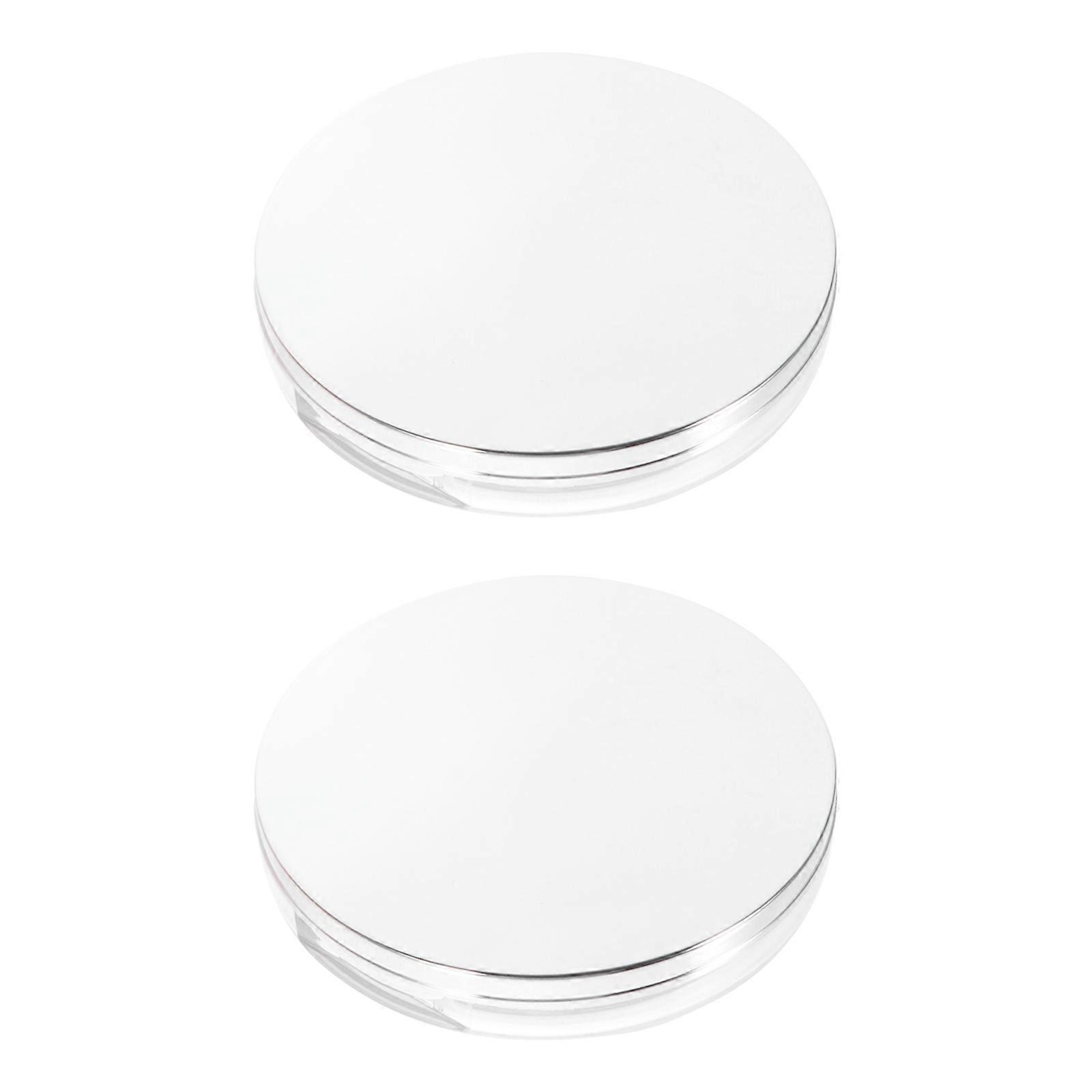 2 Sets Flip Powder Boxes with Puff and Mesh