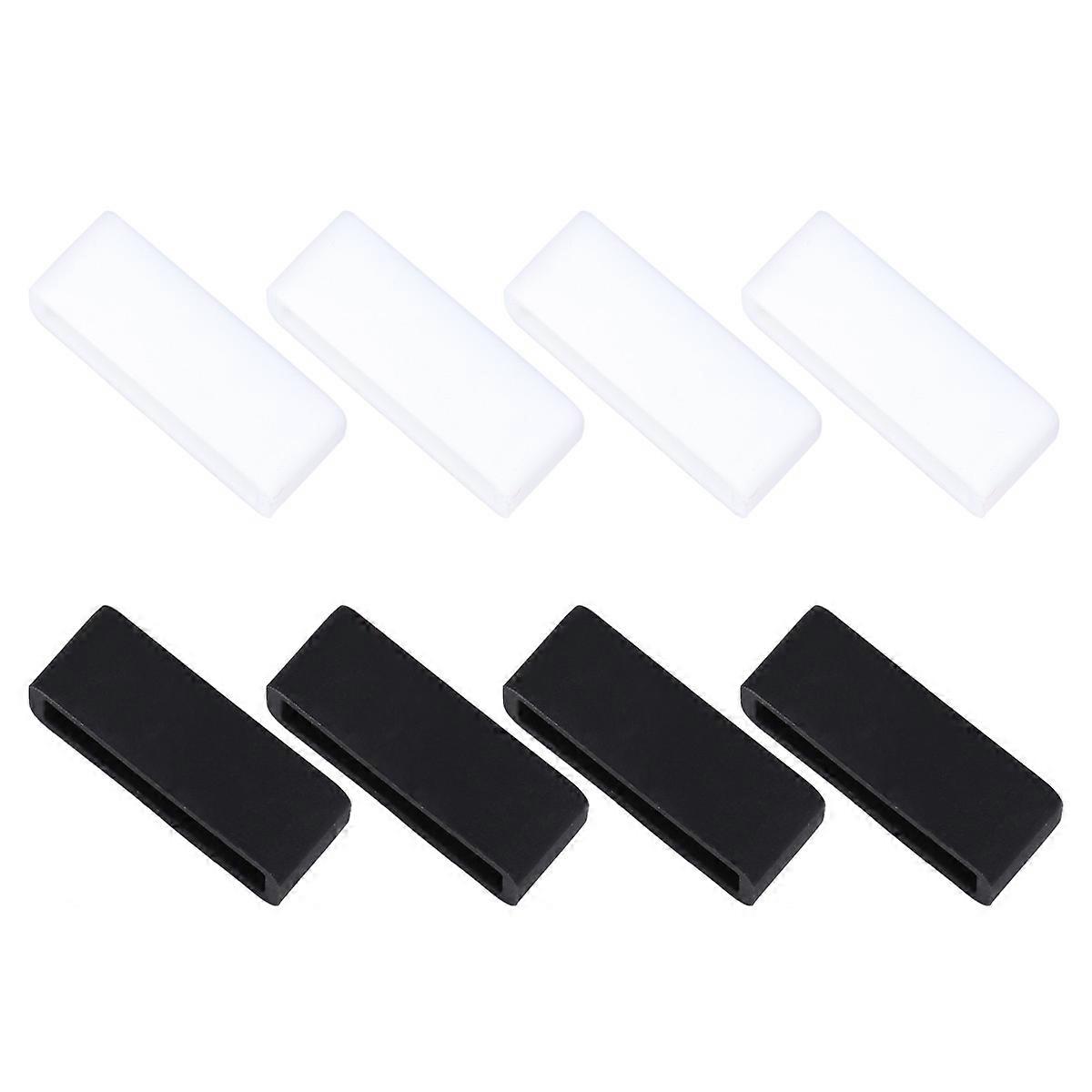 Durable Silicone Buckle Rings For Most People In Assorted Color Suitable For Everyday Use 8Pcs