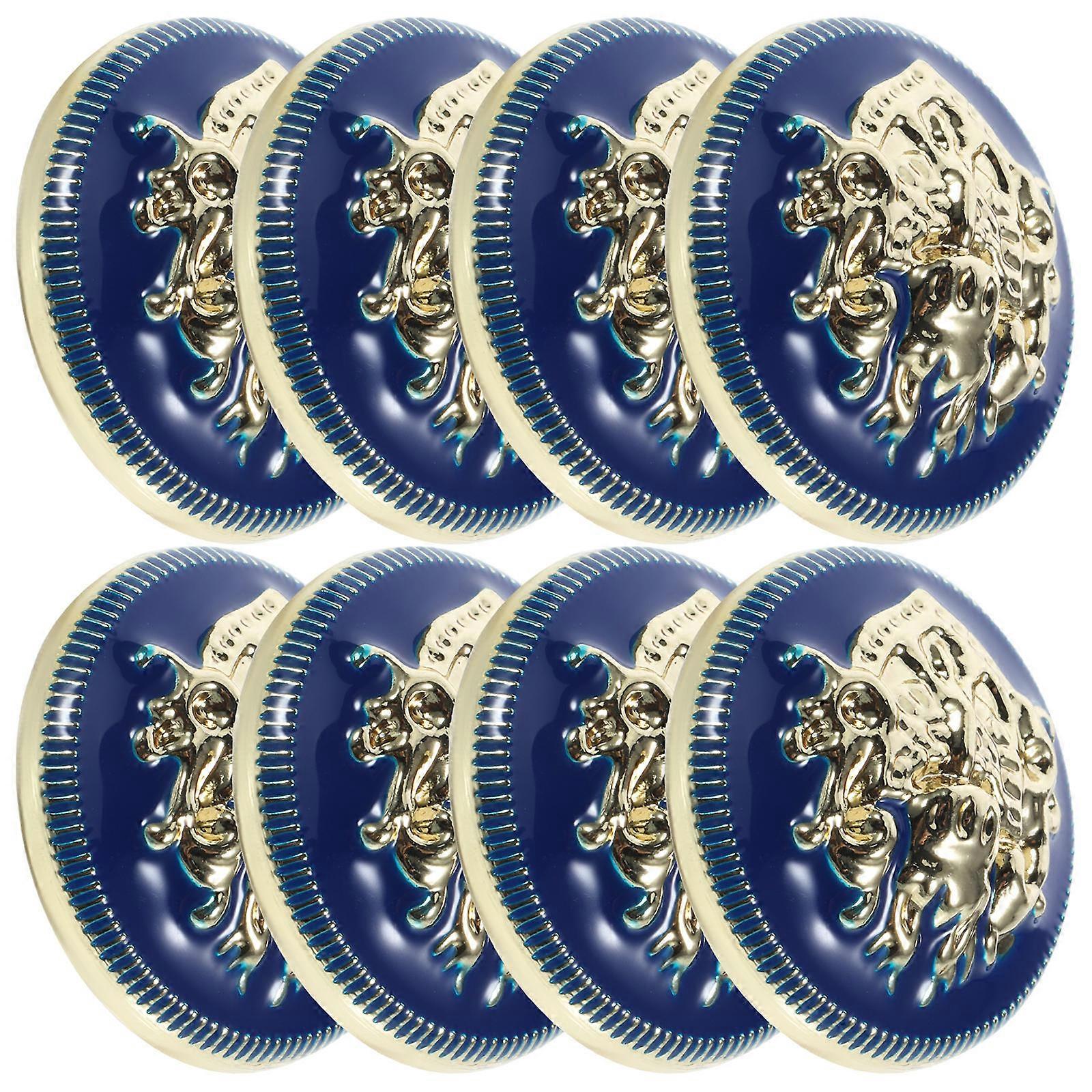 20pcs Small Metal Jacket Buttons Vintage Style Decorative Coat Buttons for Uniforms Suits